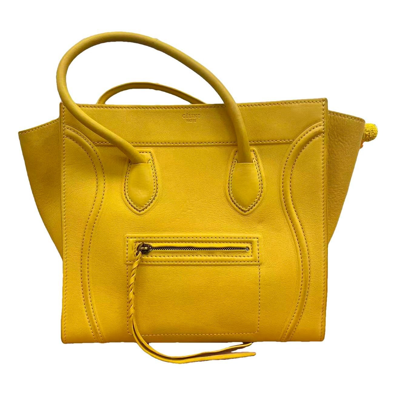 Luggage leather handbag