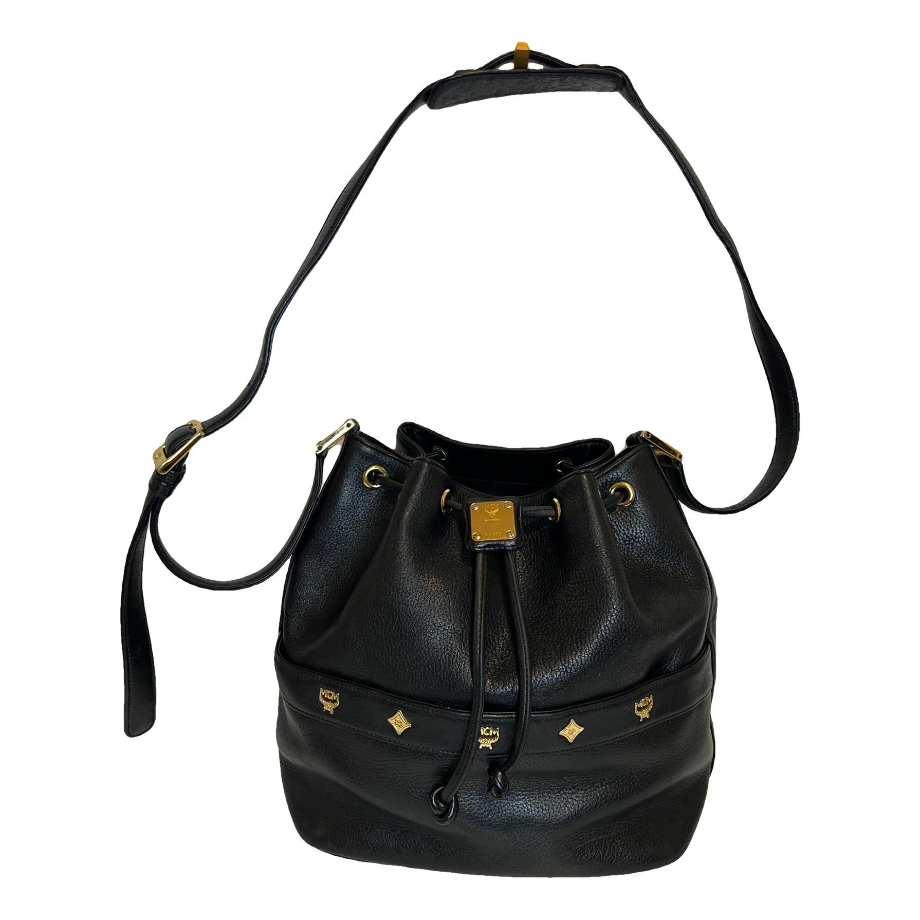Heritage Drawstring leather crossbody bag