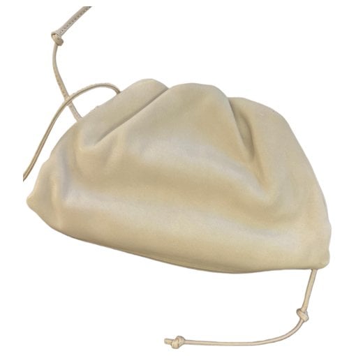 Pouch leather clutch bag