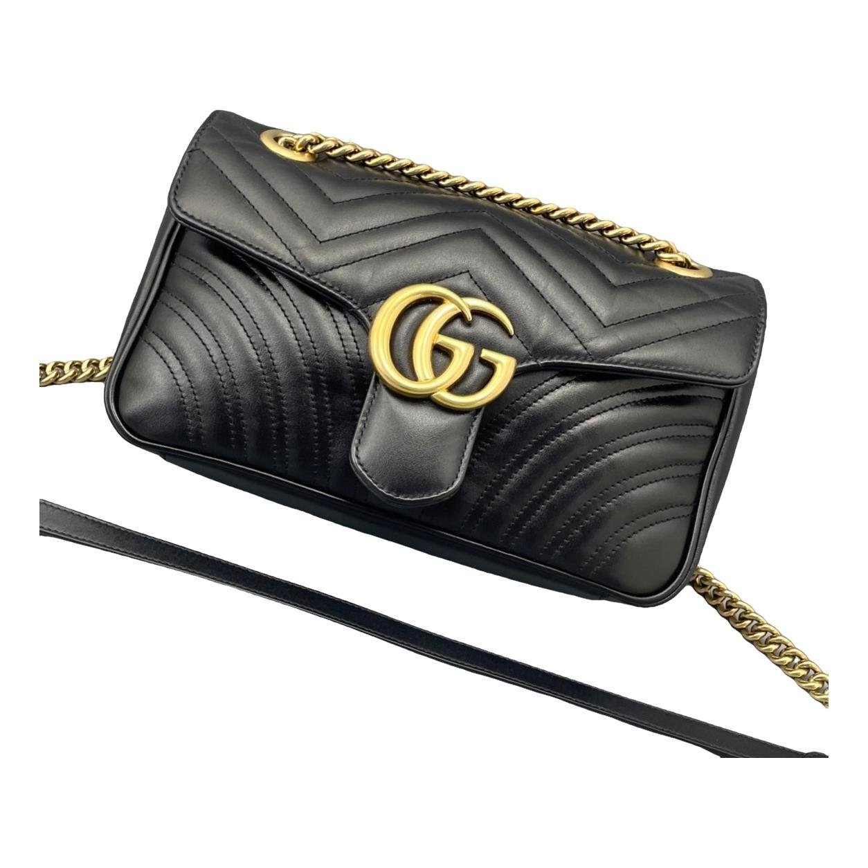 GG Marmont Flap leather handbag