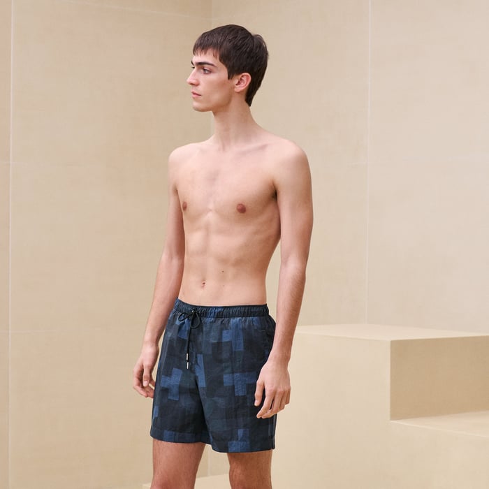 Marine "Maillons Puzzle" Swim Trunks