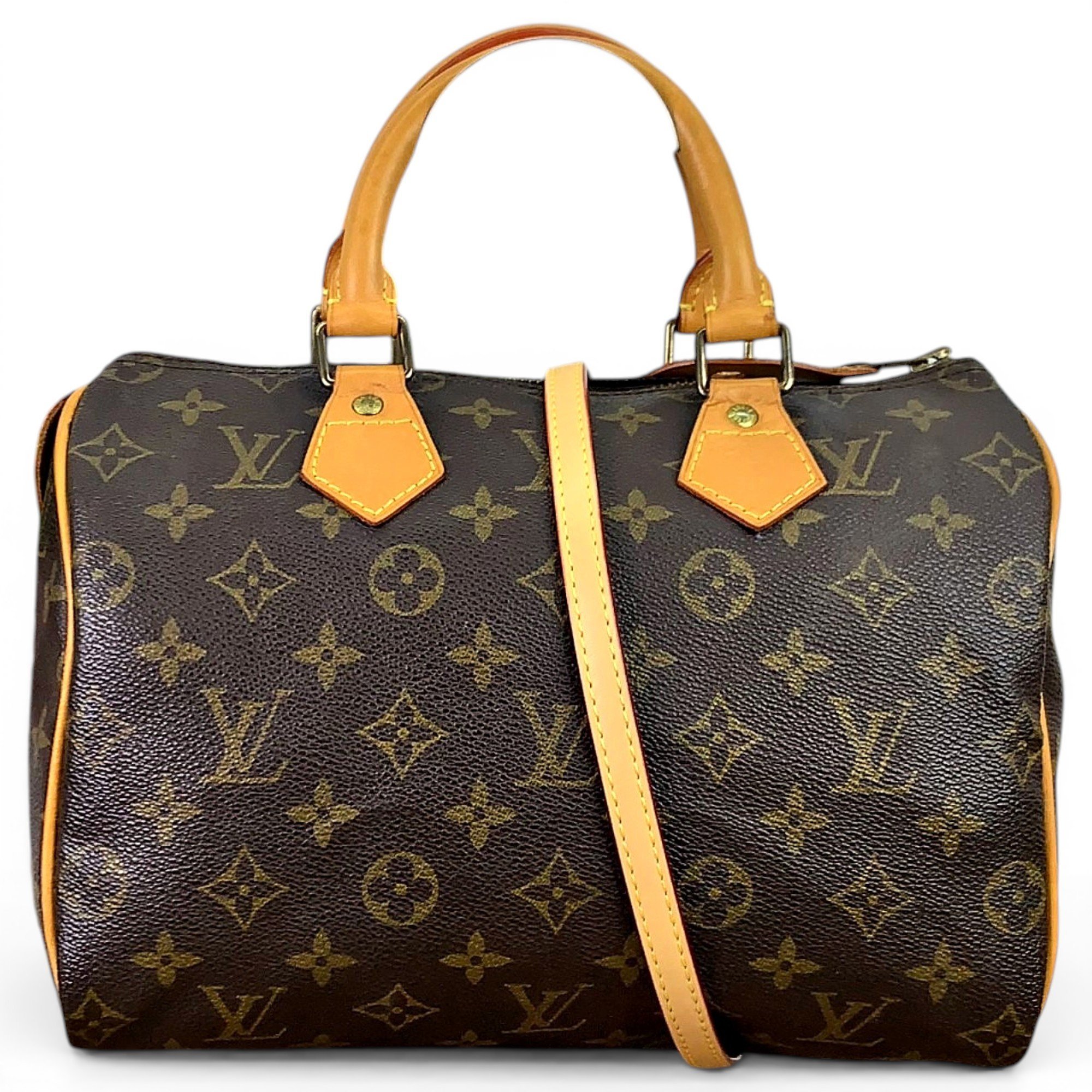 Speedy leather crossbody bag