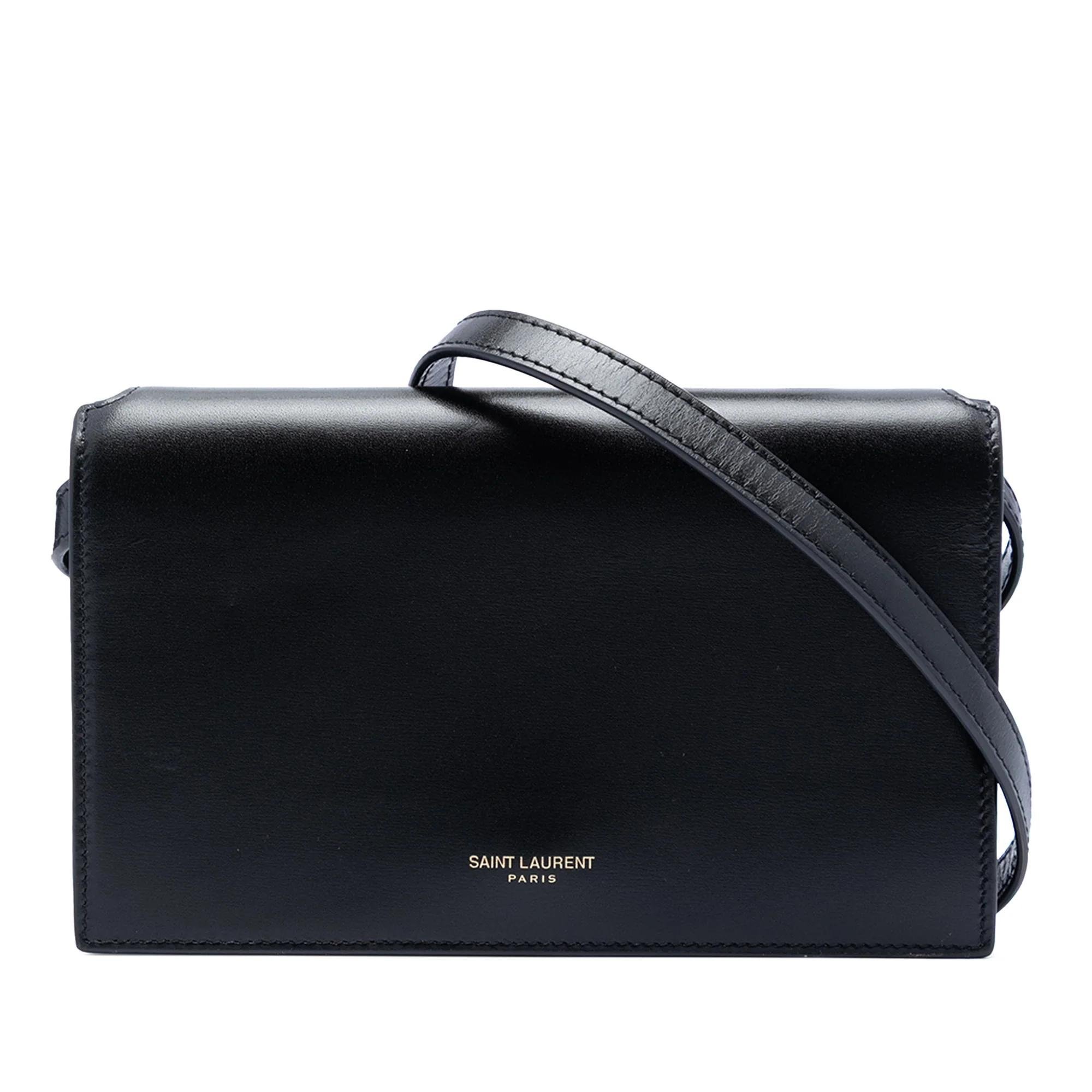 Portefeuille enveloppe leather handbag