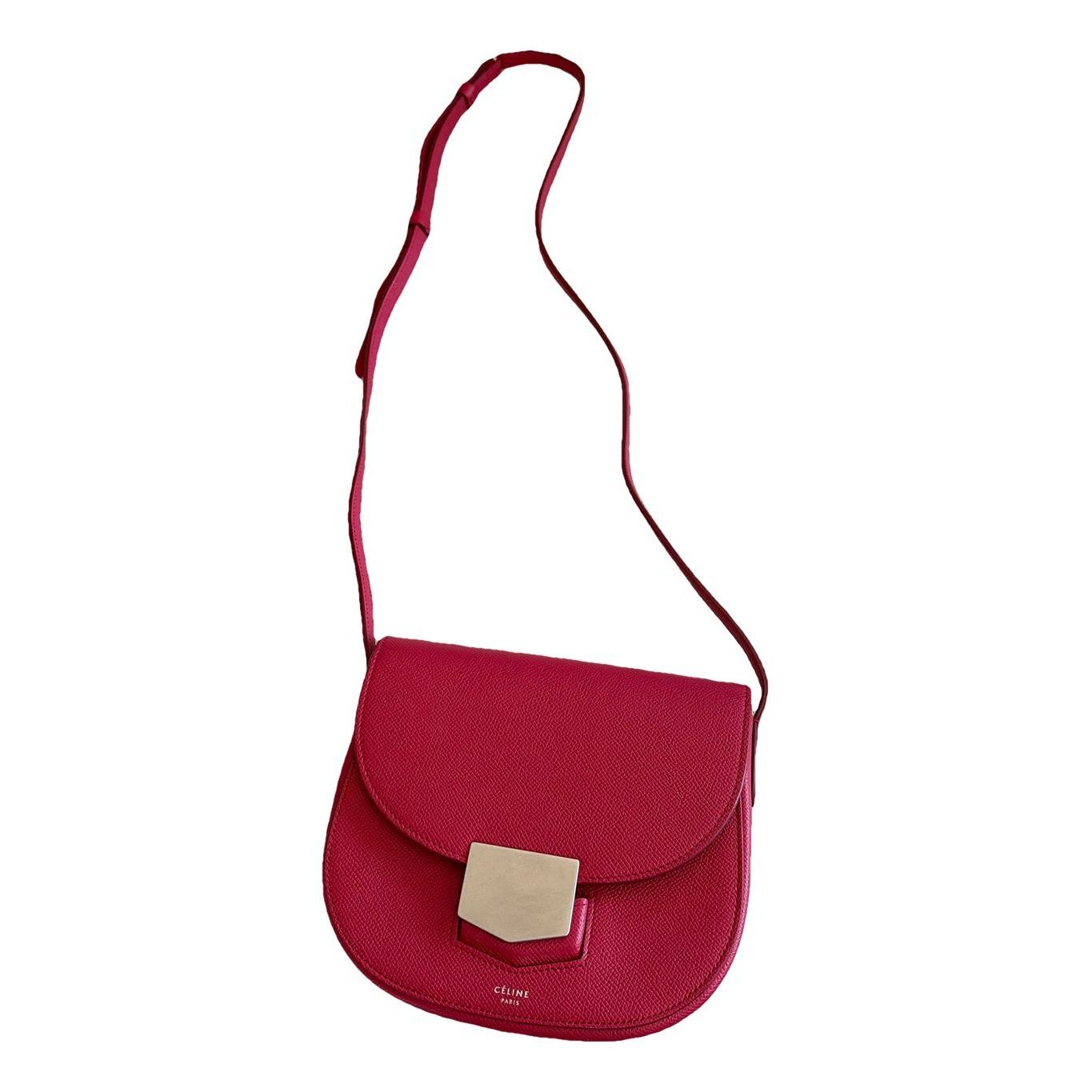 Trotteur leather crossbody bag