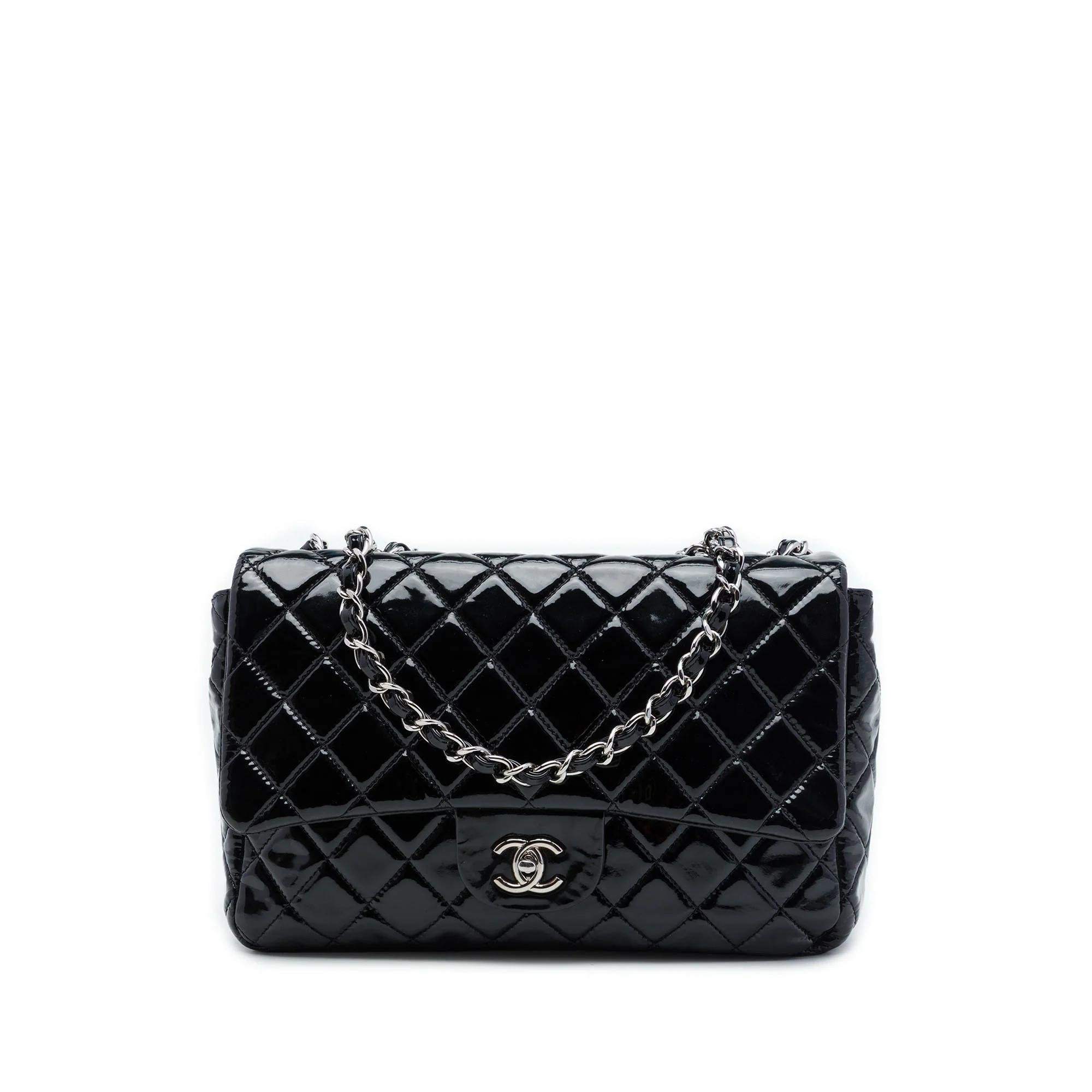 Timeless/Classique patent leather handbag