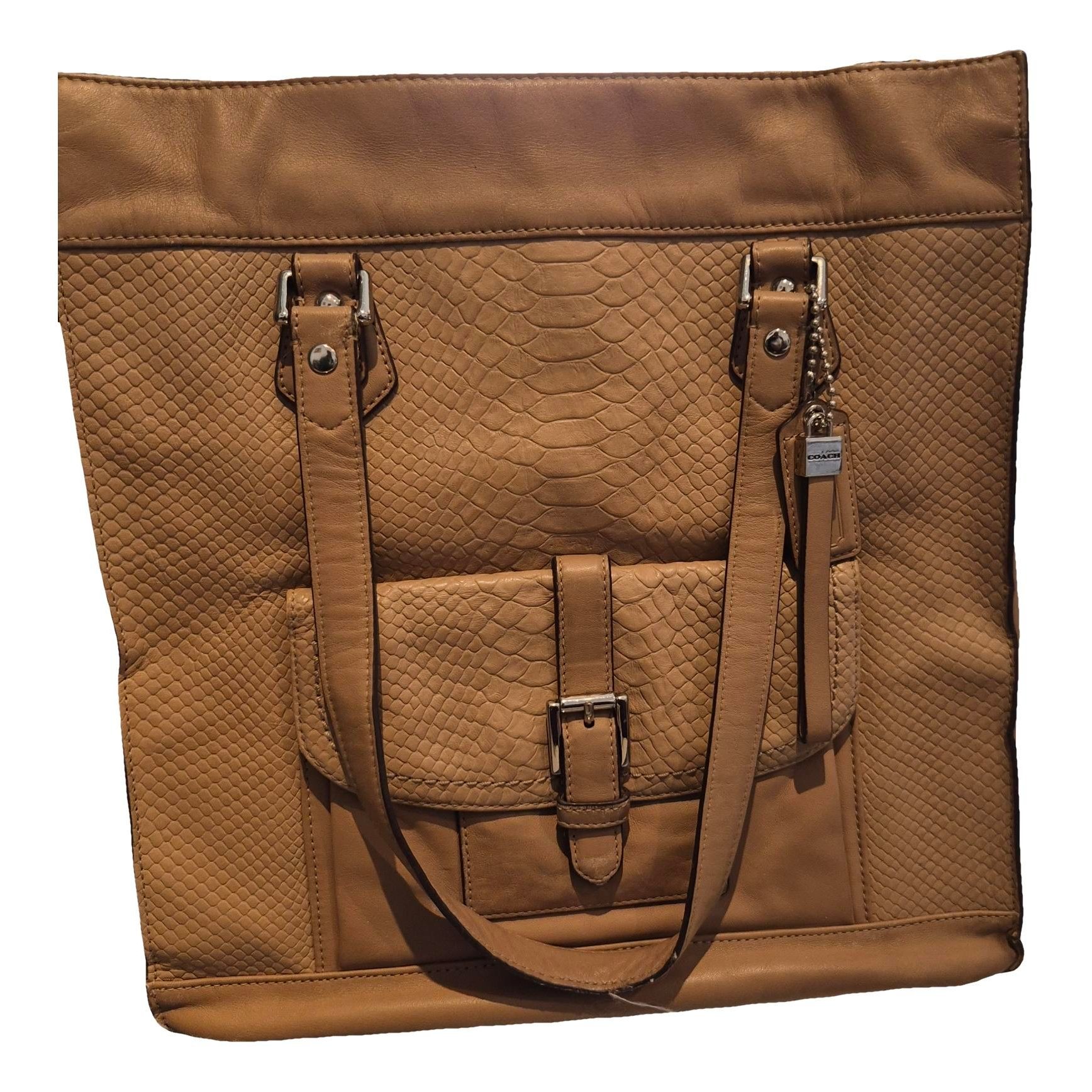 Abby duffle leather handbag