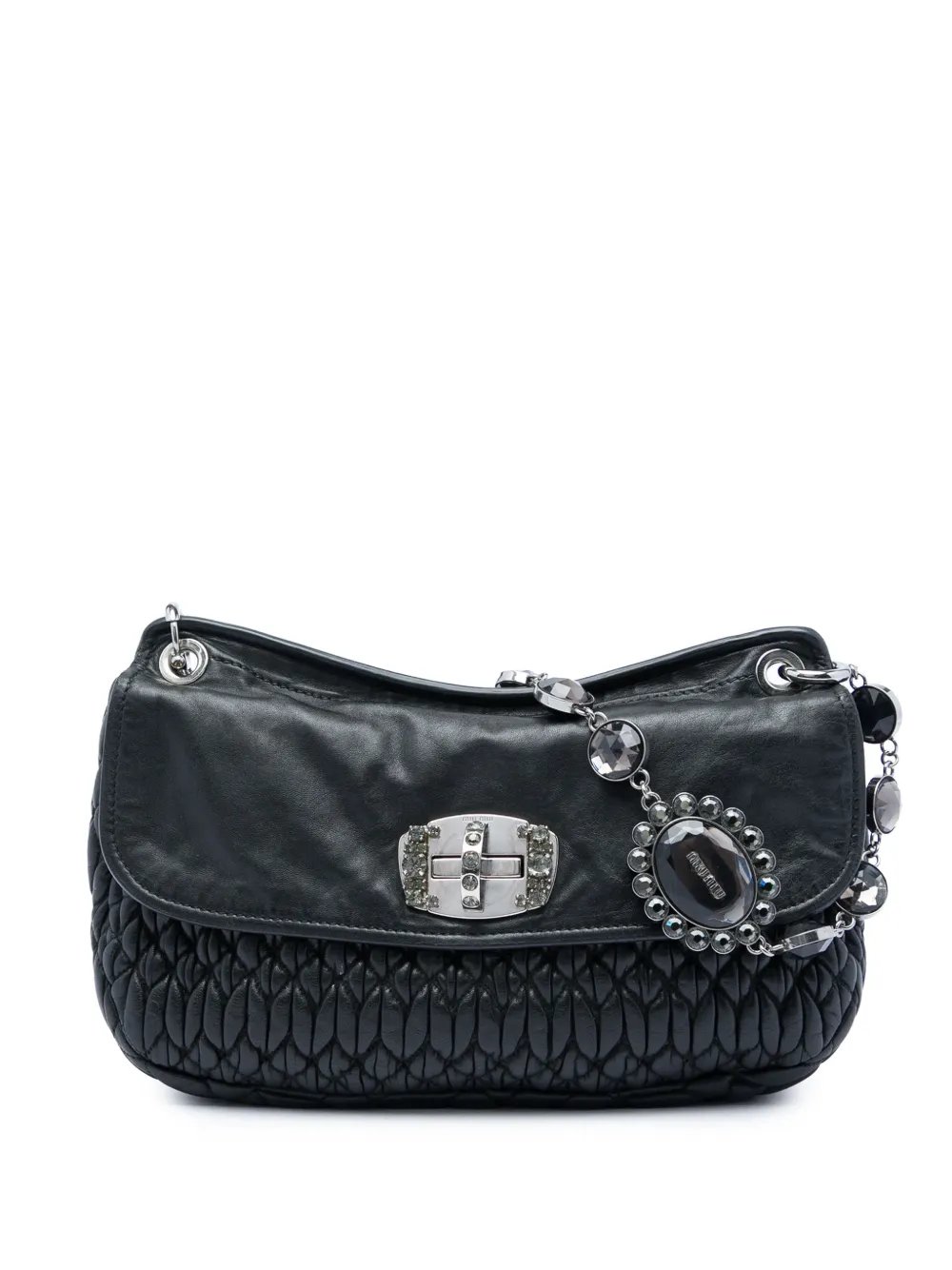 2010-2026 Matelasse Nappa Crystal Flap crossbody bag