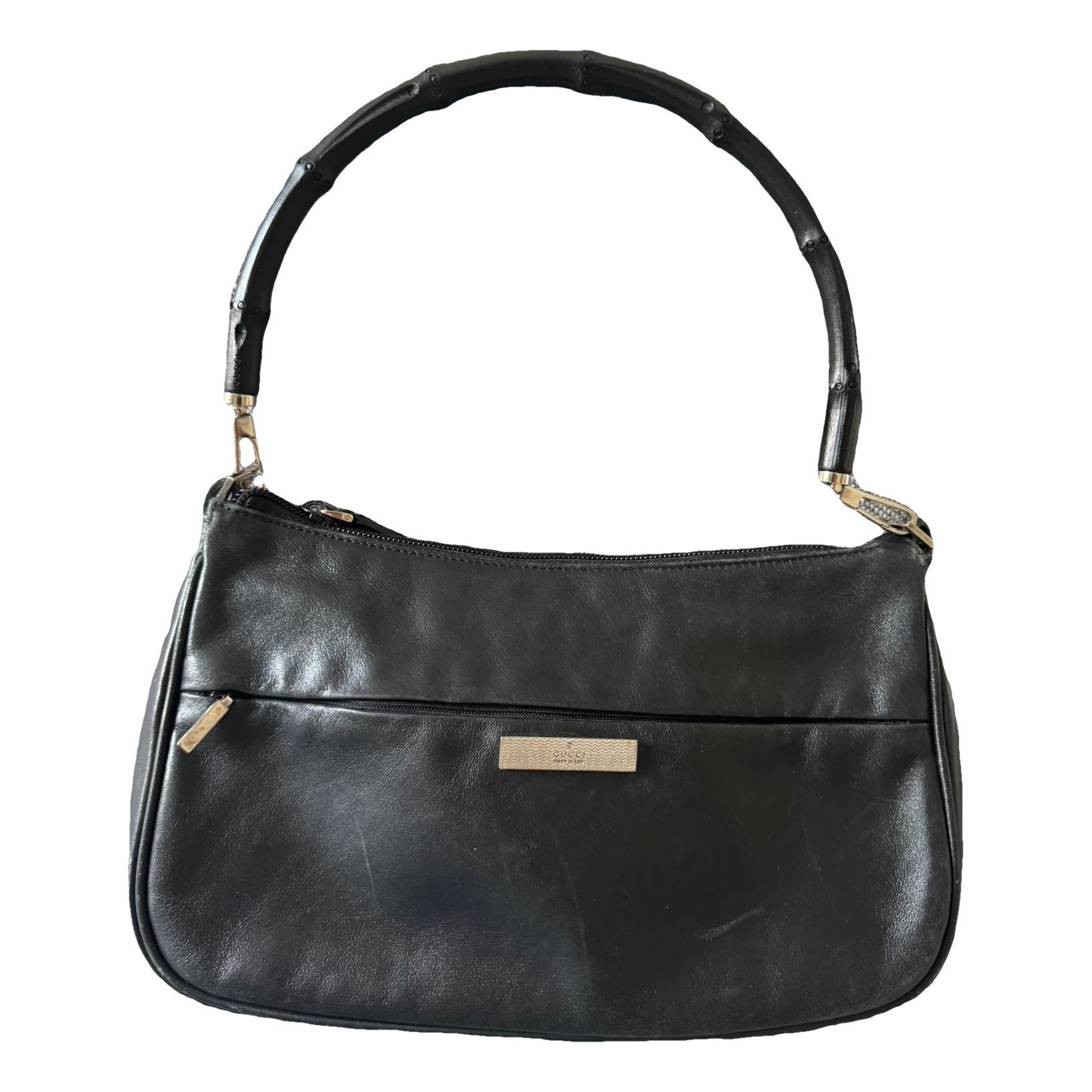 Vintage Bamboo leather handbag
