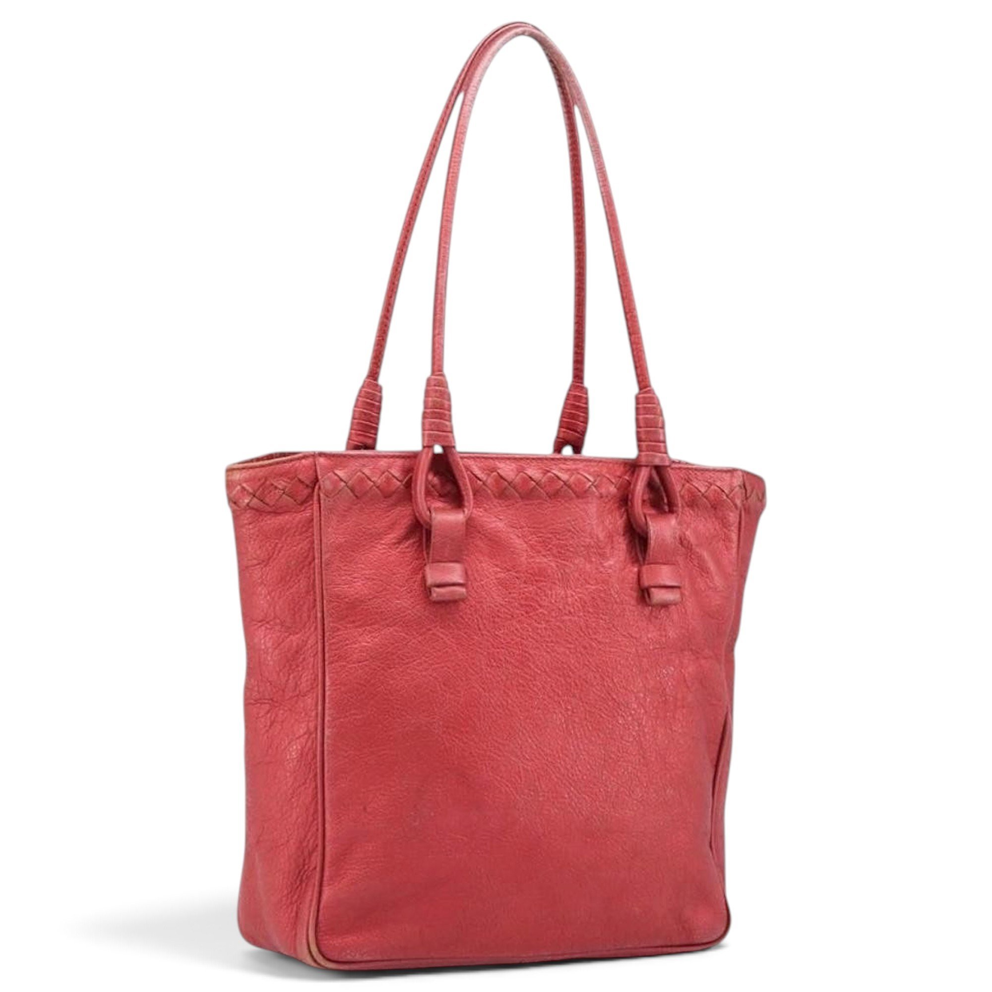 Leather tote
