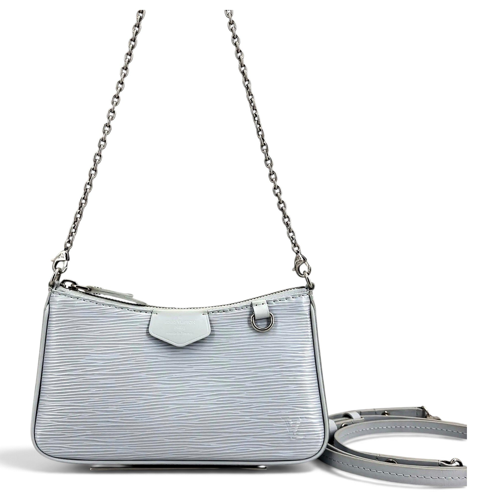 Easy Pouch On Strap leather handbag