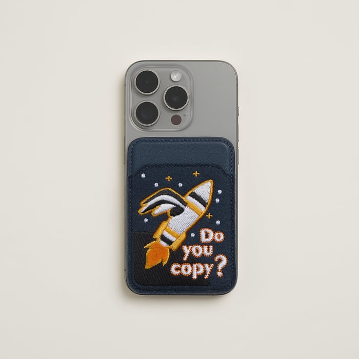 "Do You Copy?" Magsafe Card Holder
