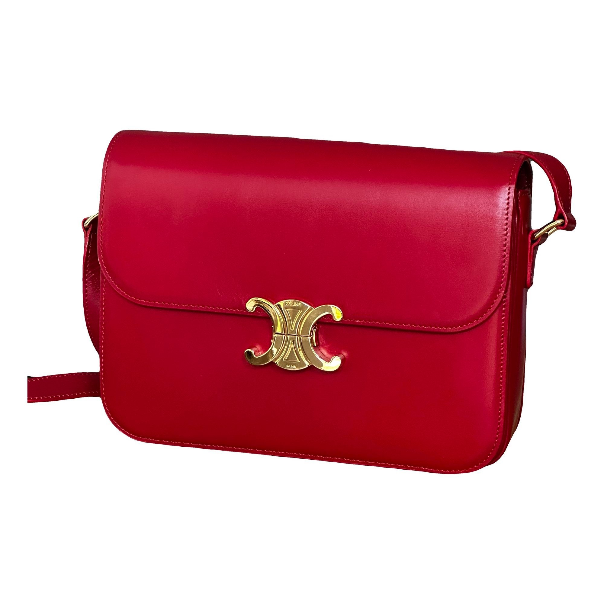 Triomphe leather bag