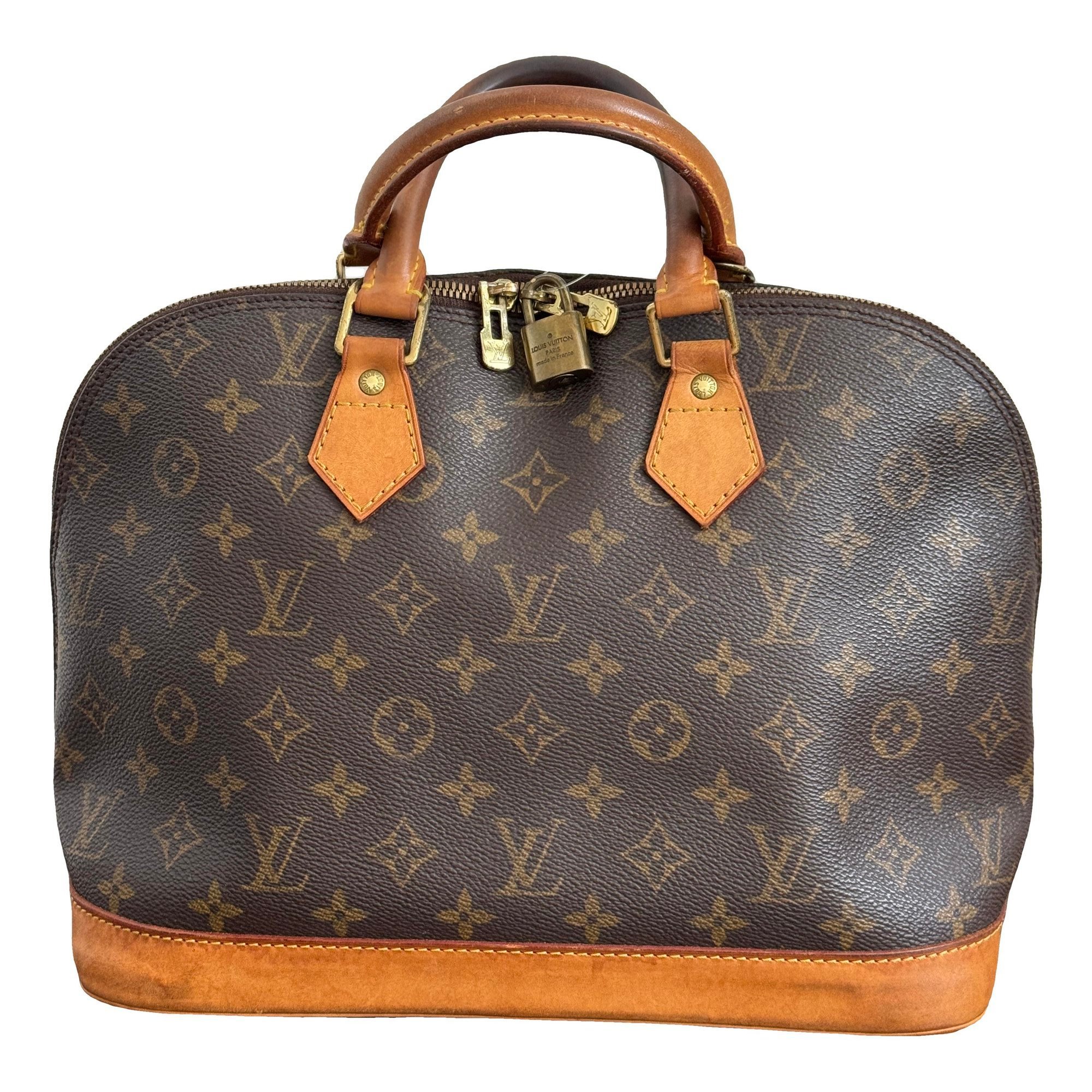 Alma leather handbag