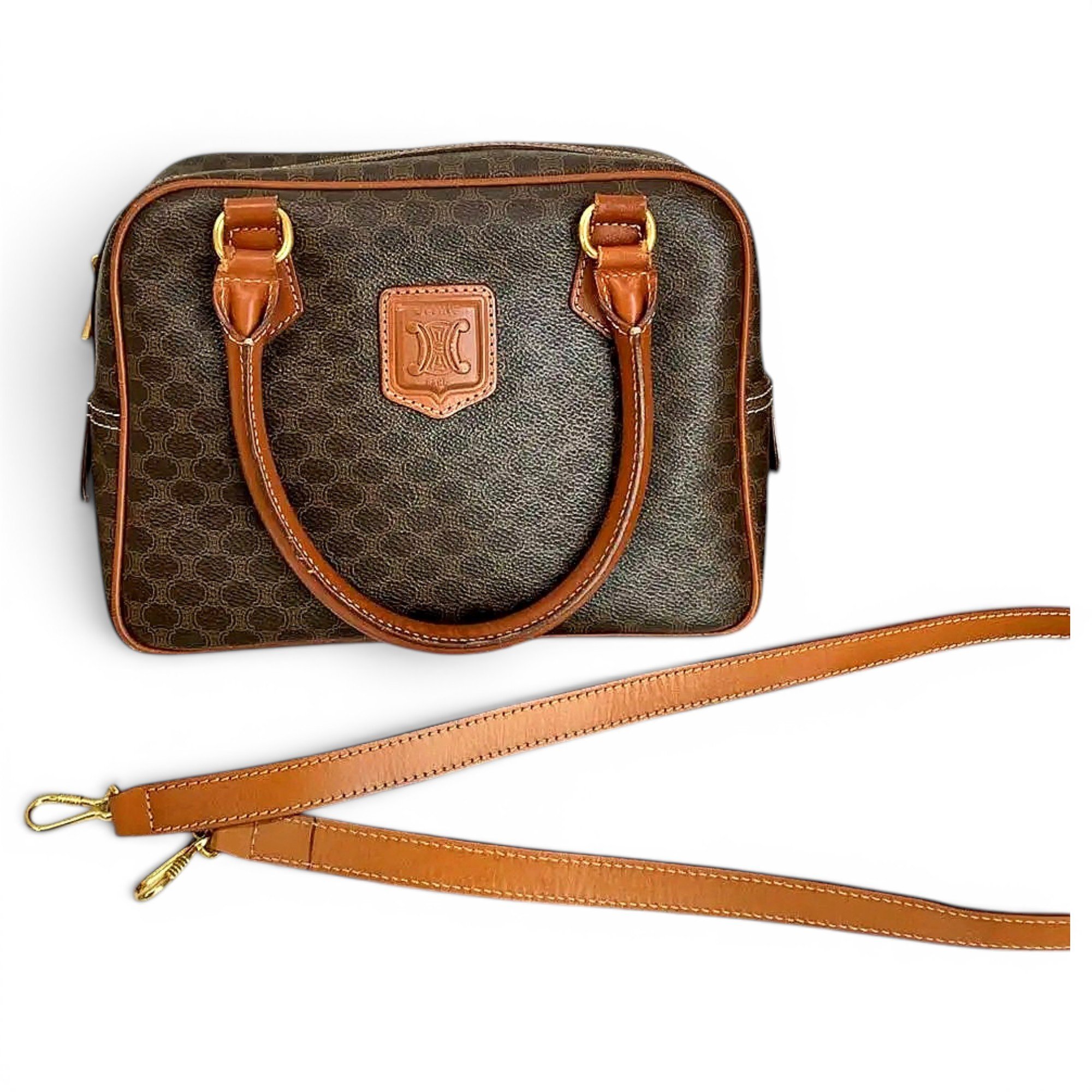 Vinyl handbag