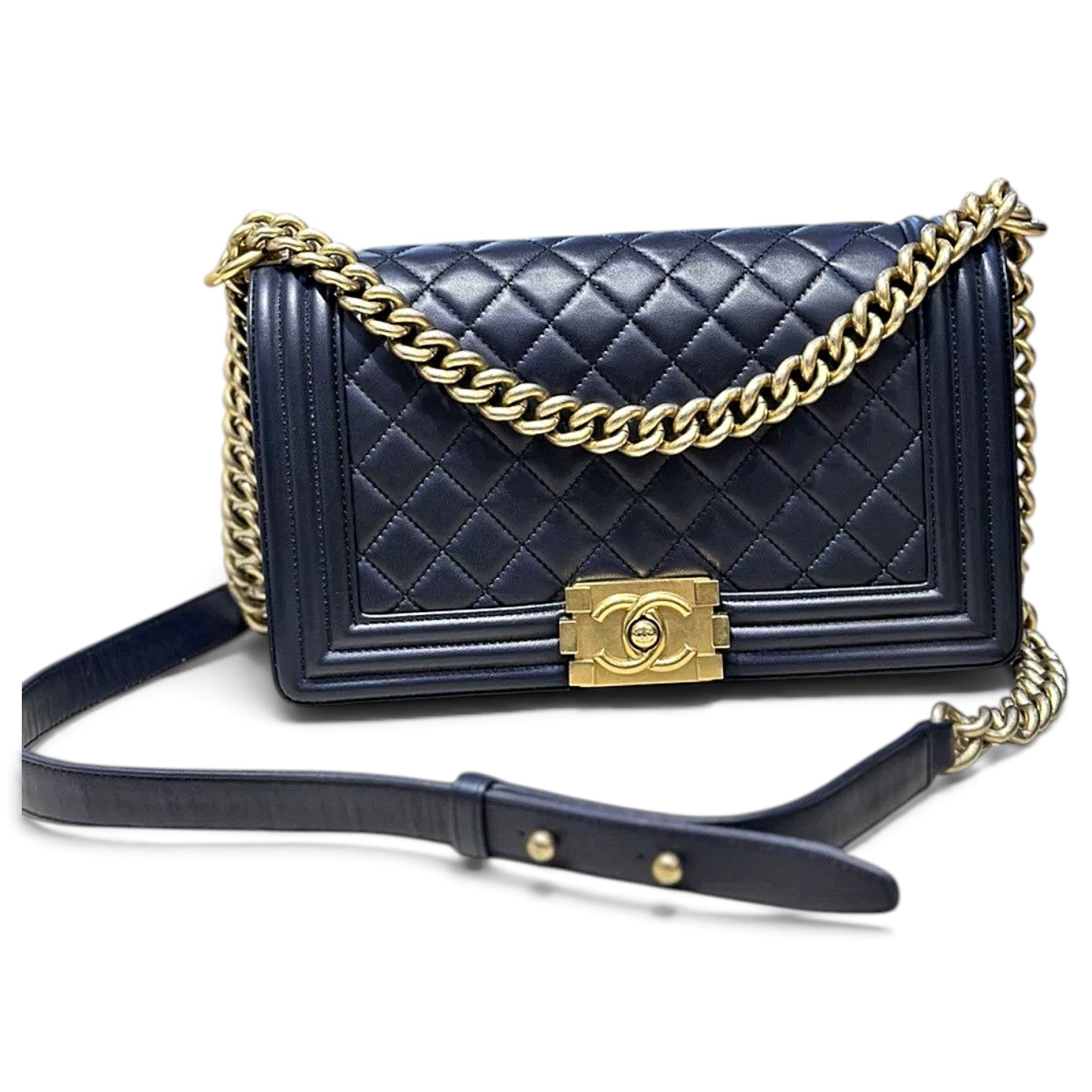 Boy leather handbag