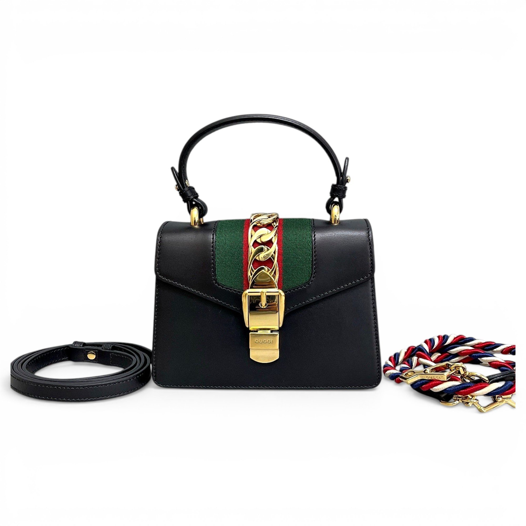Sylvie Top Handle leather handbag