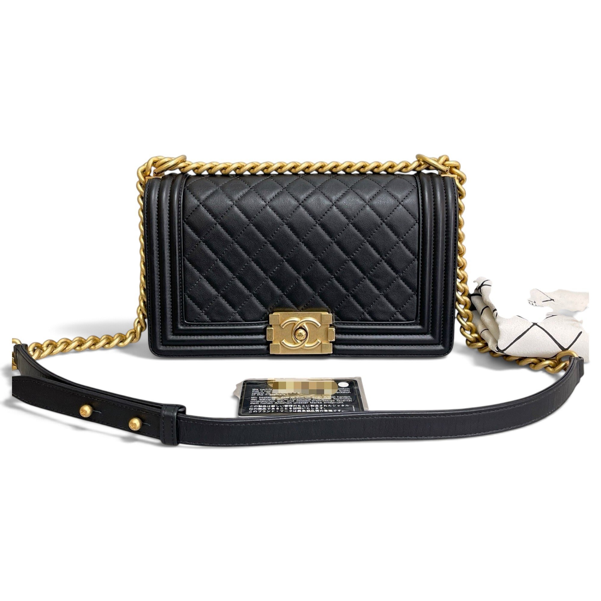 Boy leather handbag