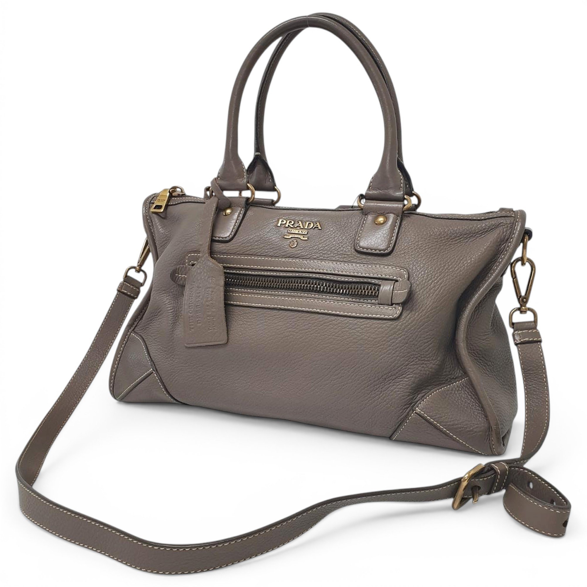 Leather handbag