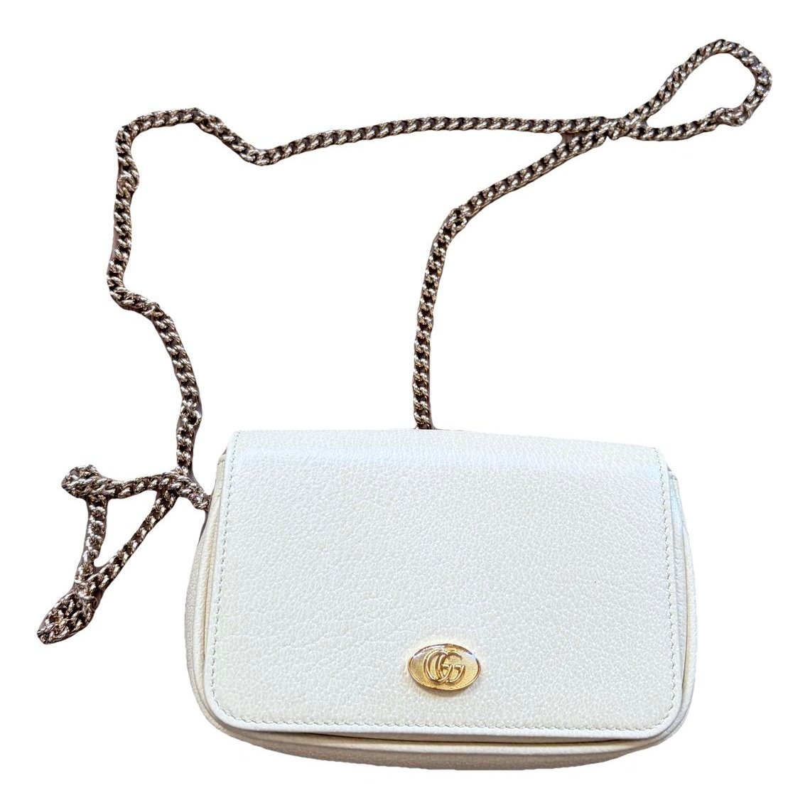 Ophidia leather clutch bag