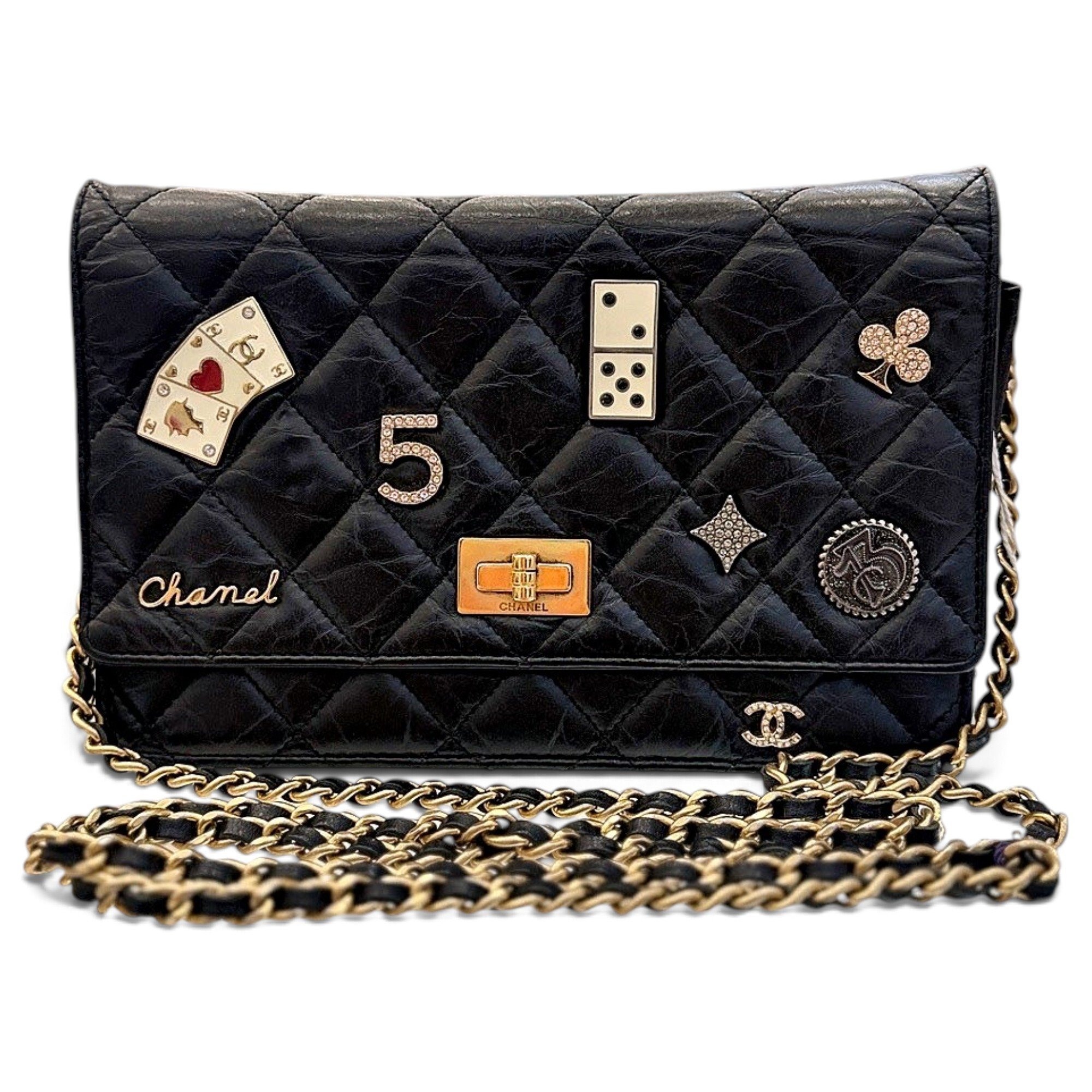 Wallet On Chain 2.55 leather handbag