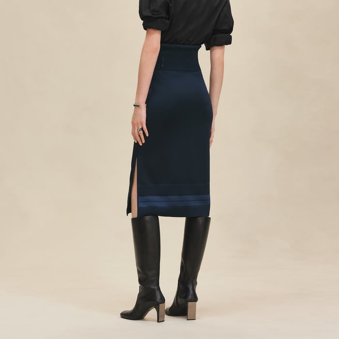 Bleu Noir Modular Bicolor Skirt