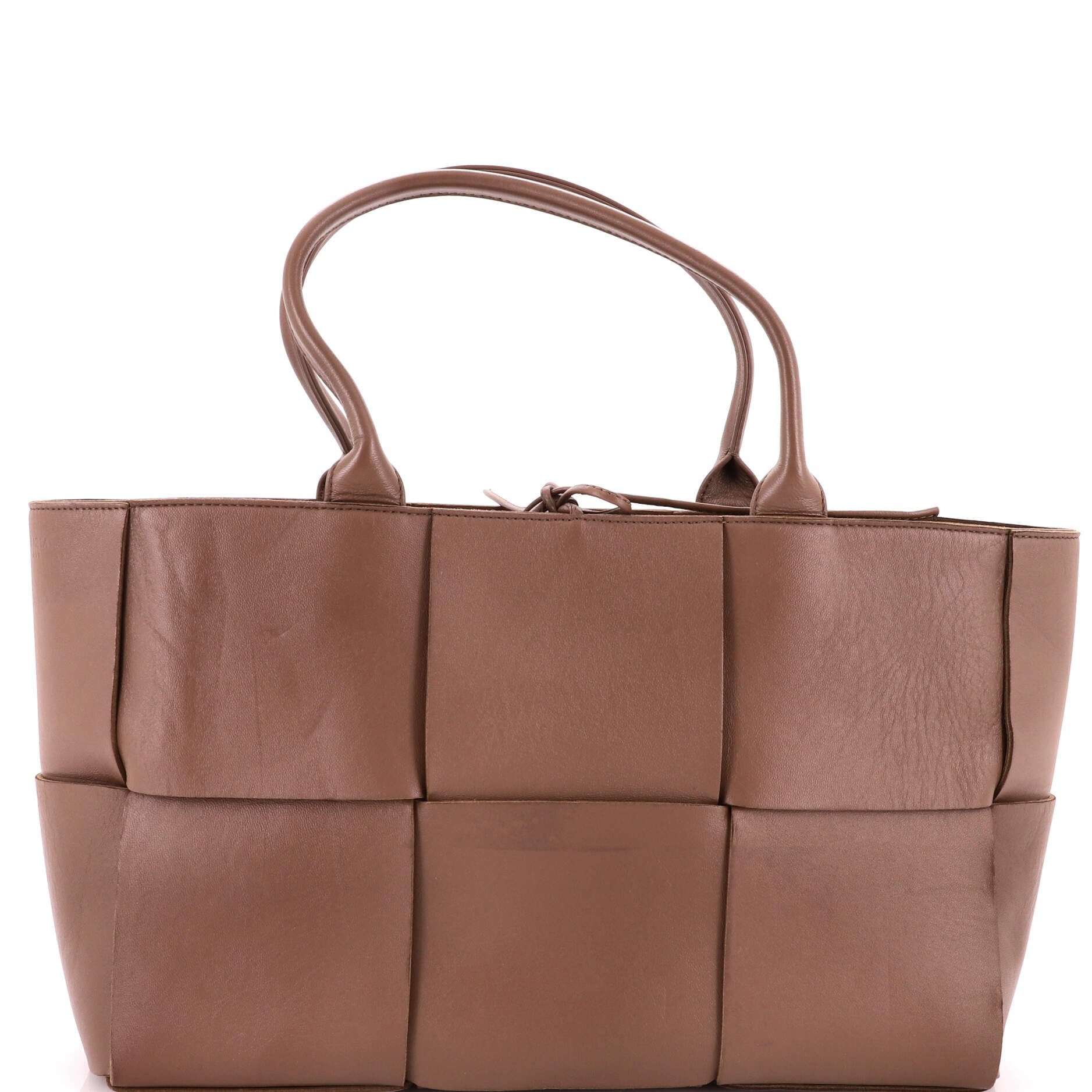 Arco Tote Maxi Intrecciato Leather Medium