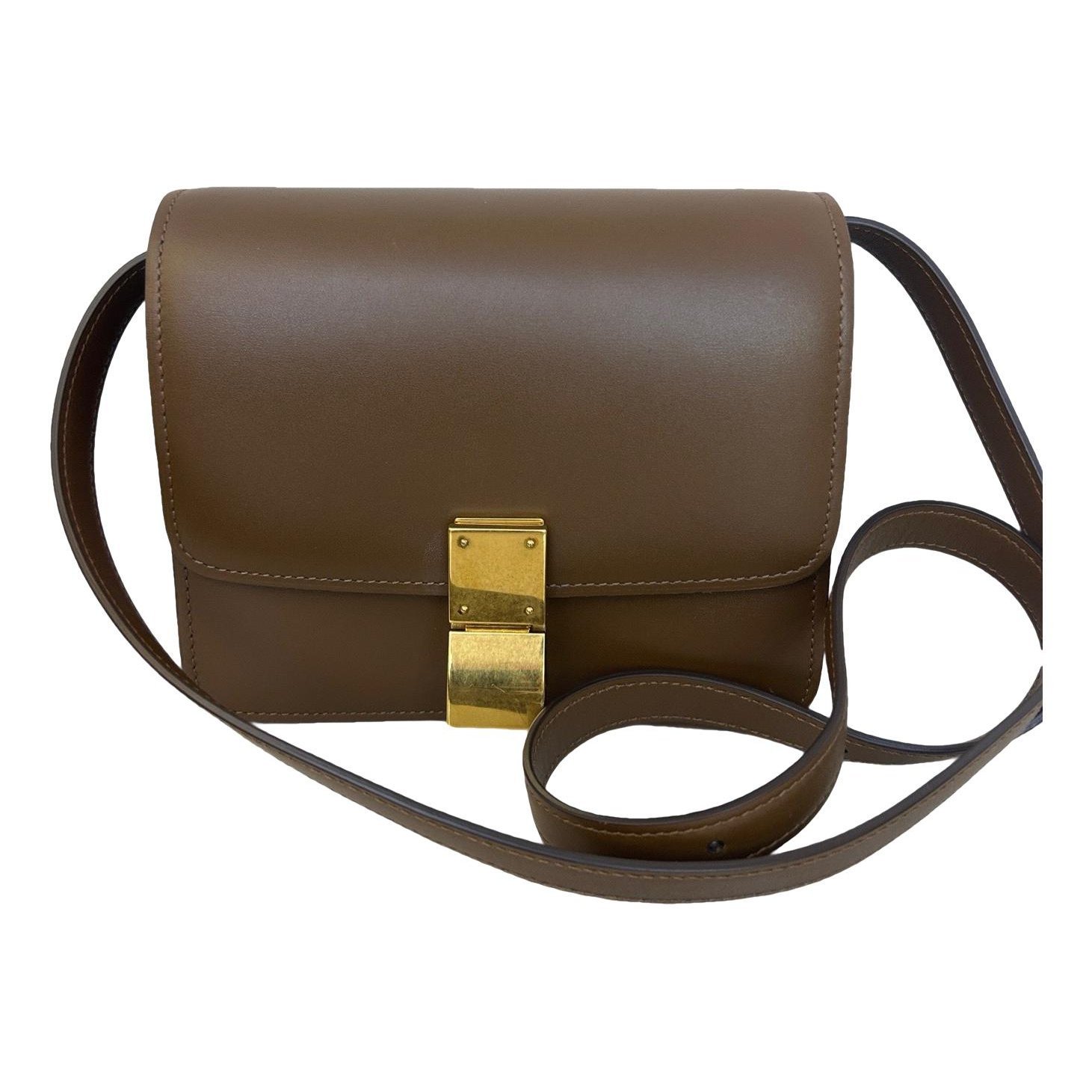 Classic leather crossbody bag
