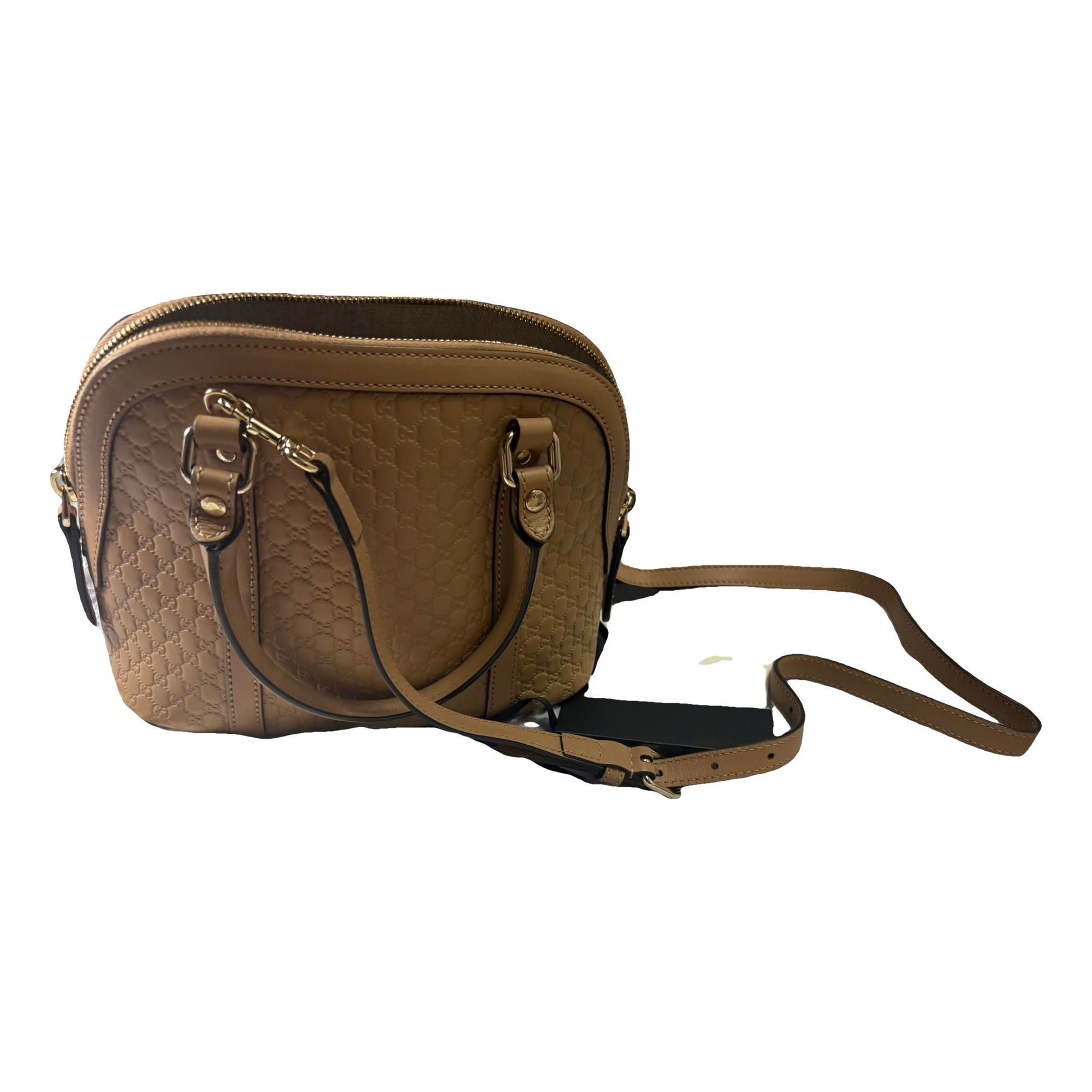 Dôme leather crossbody bag