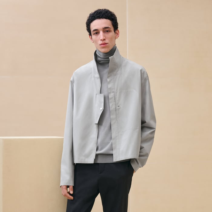 Silex "Poche a Cheval" Boxy Fit Jacket Shirt