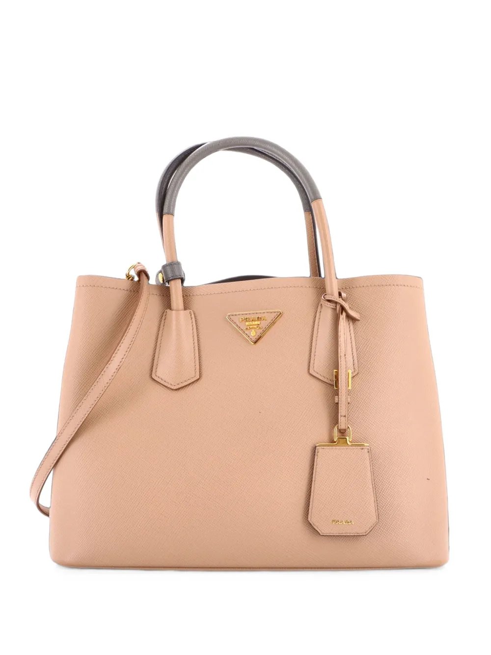 Cuir Double Saffiano Leather Medium tote bag