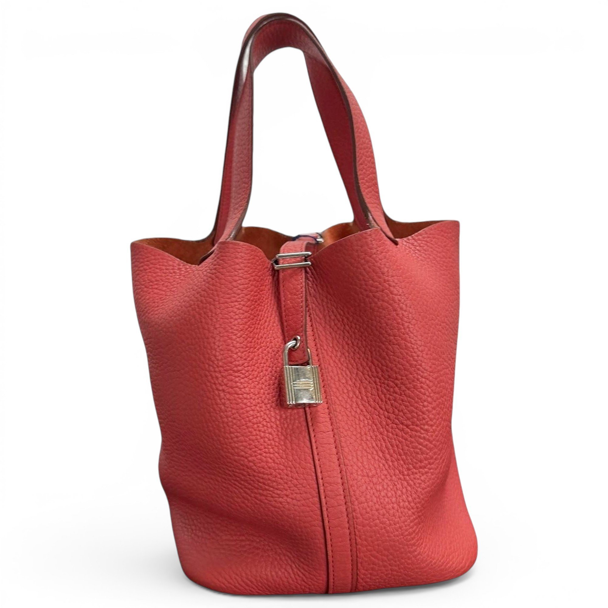 Picotin leather handbag
