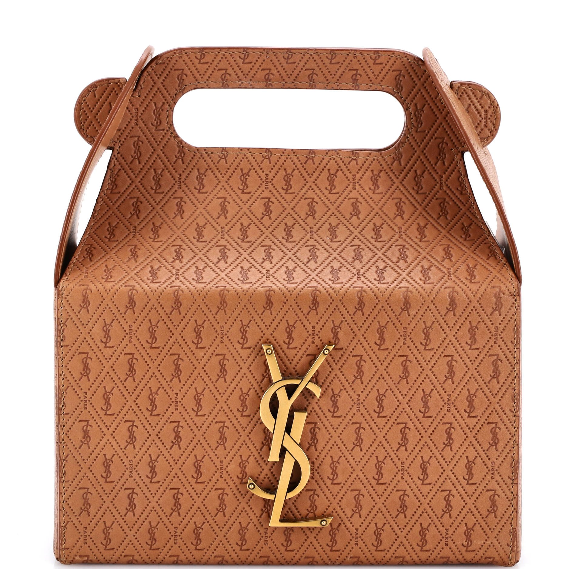 Take-Away Box Bag Monogram All Over Leather