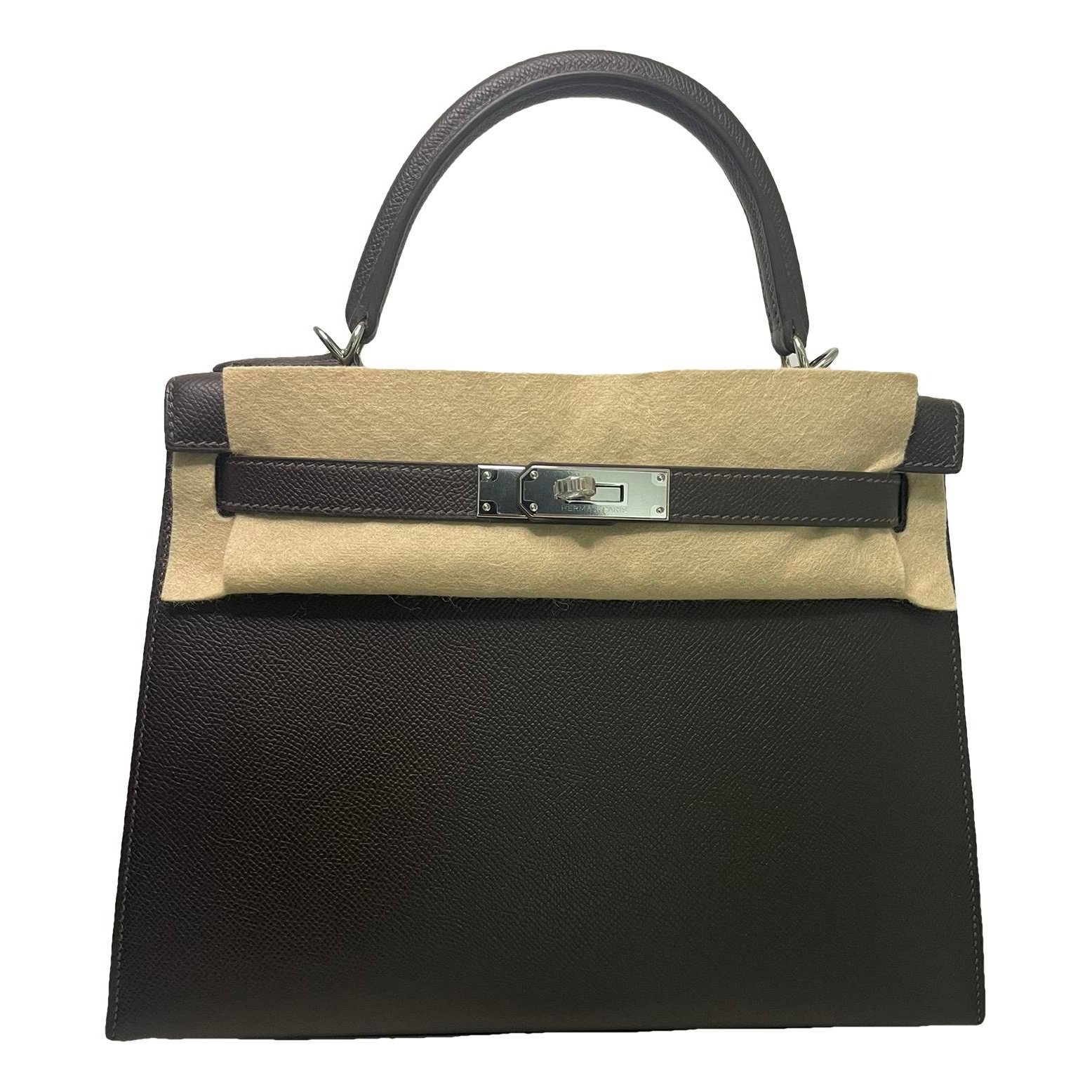 Kelly 28 leather handbag