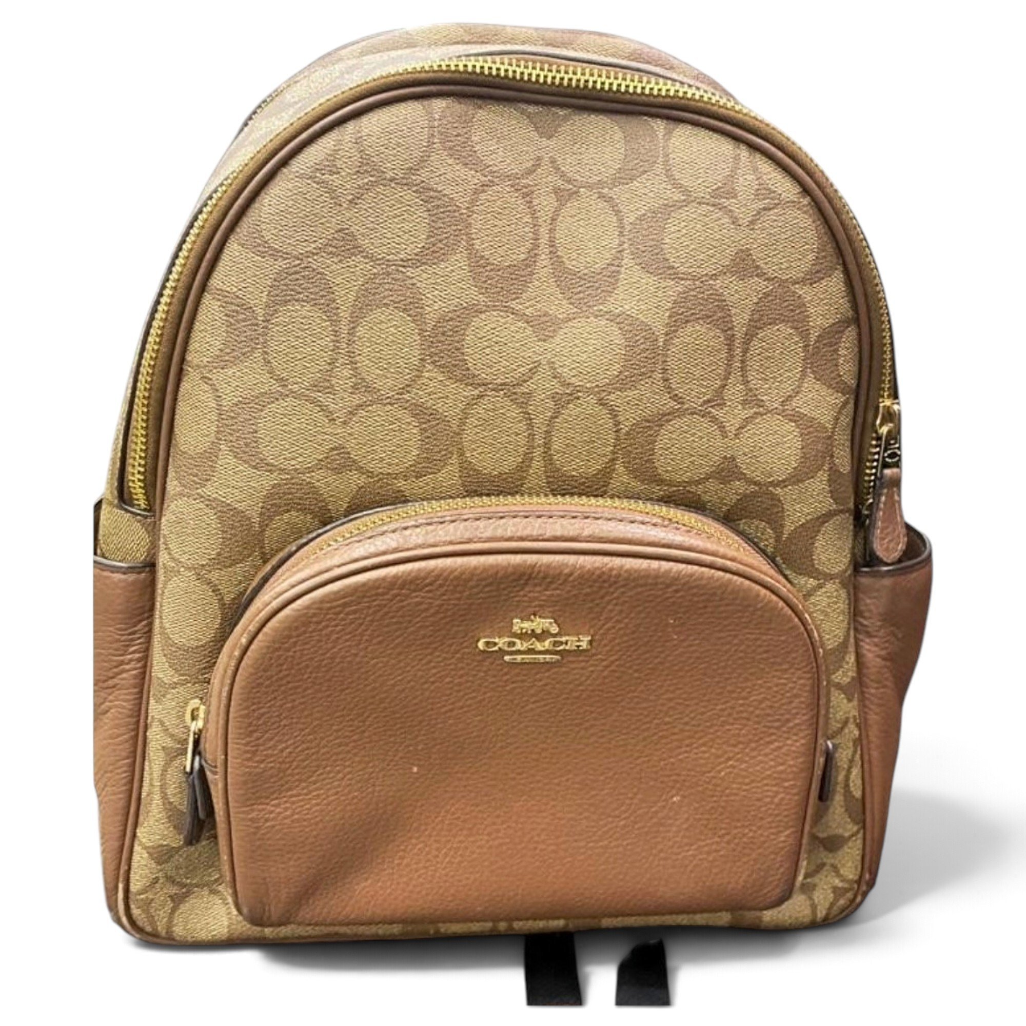 Leather backpack