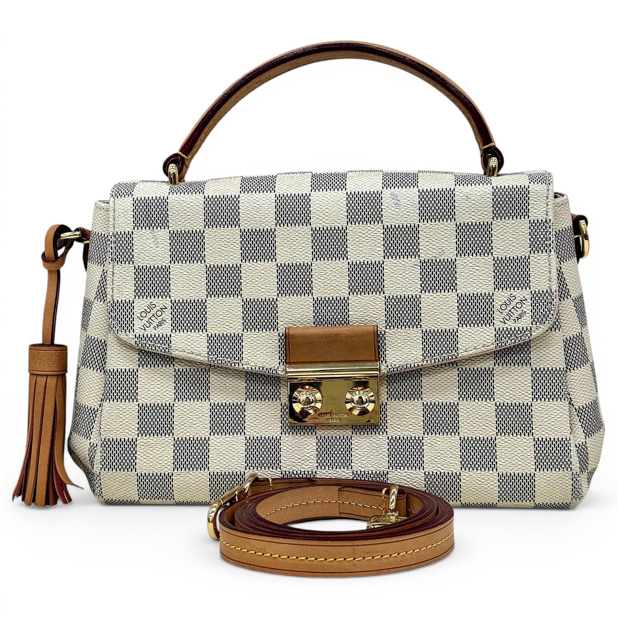 Croisette leather handbag