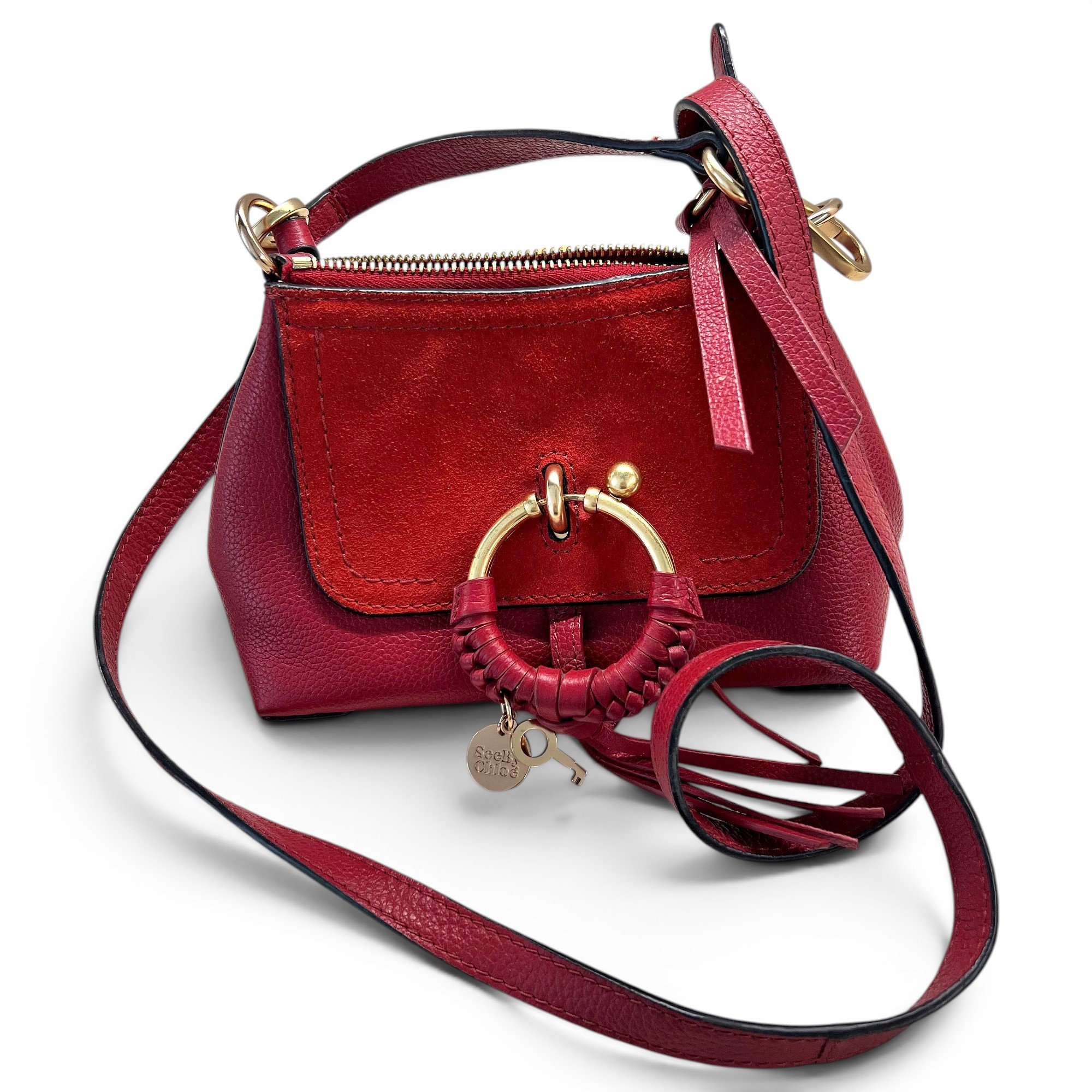Joan leather crossbody bag