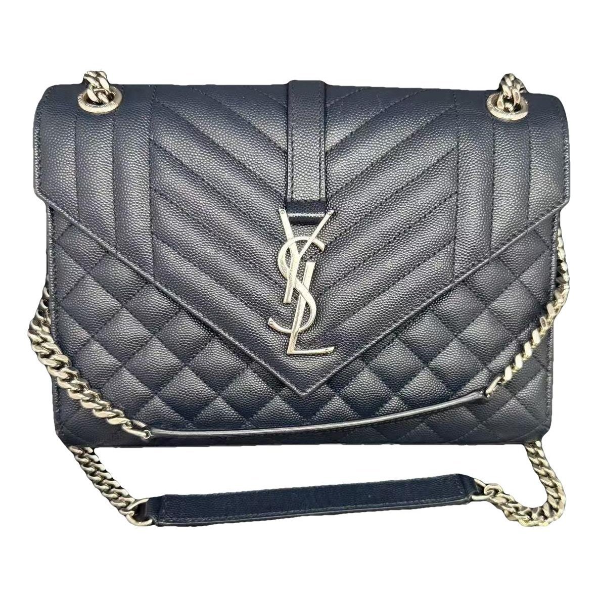 Envelope leather crossbody bag
