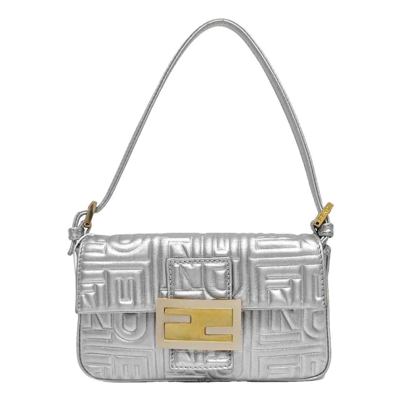 Baguette leather handbag