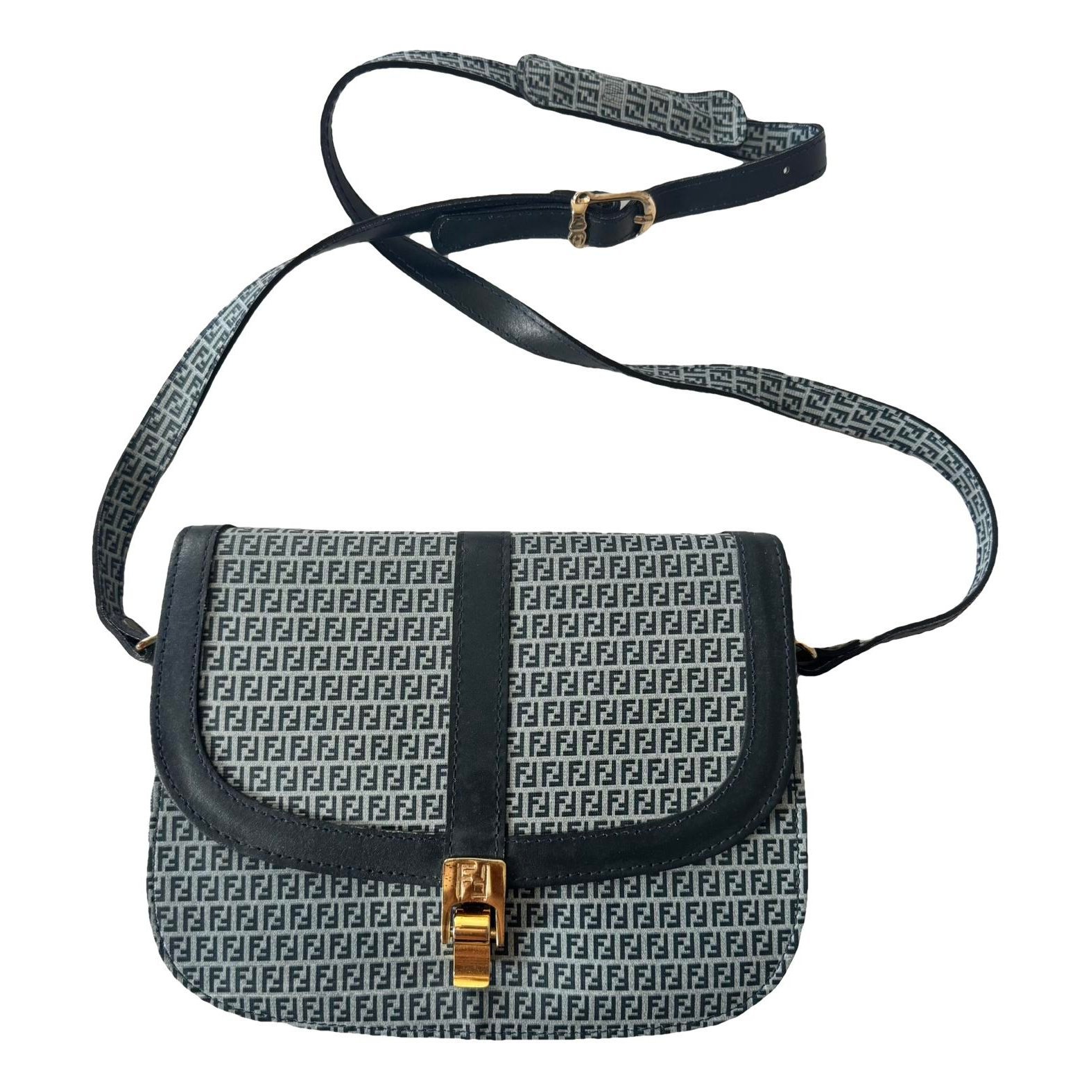 Simply Fendi patent leather crossbody bag
