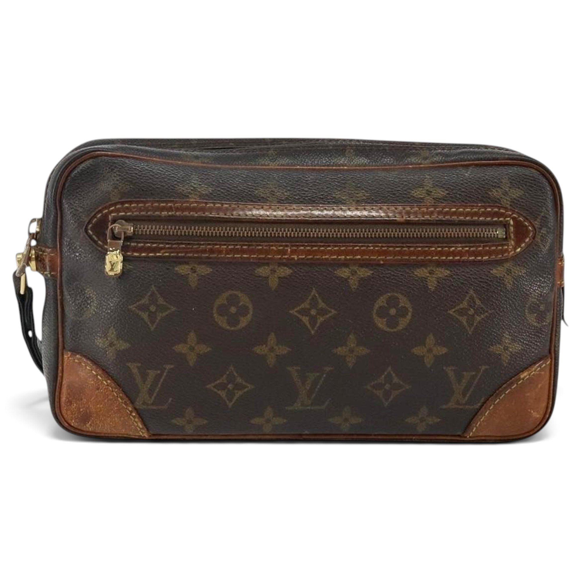 Marly Dragonne leather clutch bag