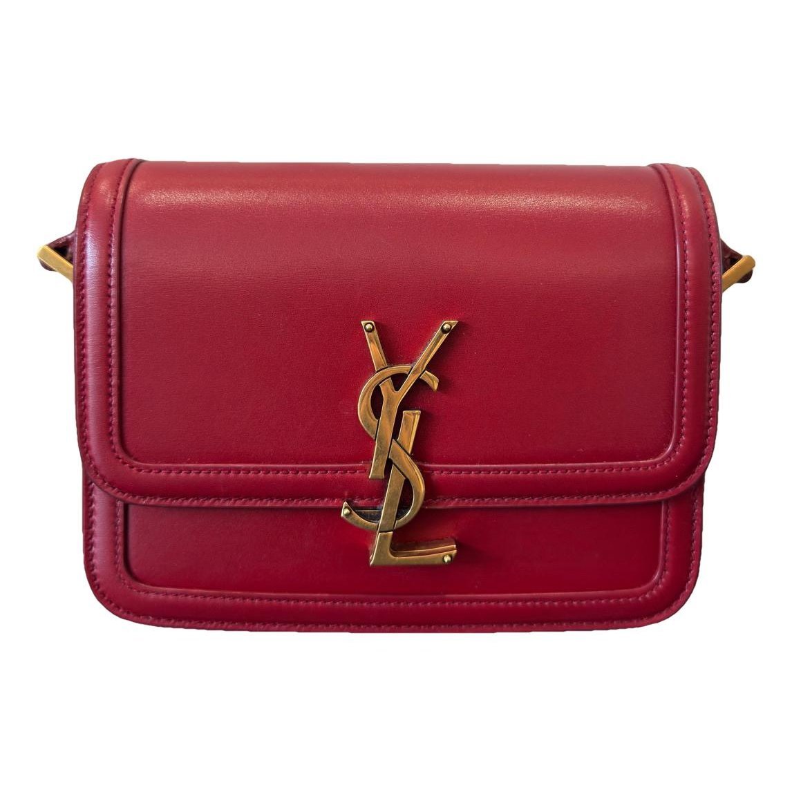 Solférino leather handbag