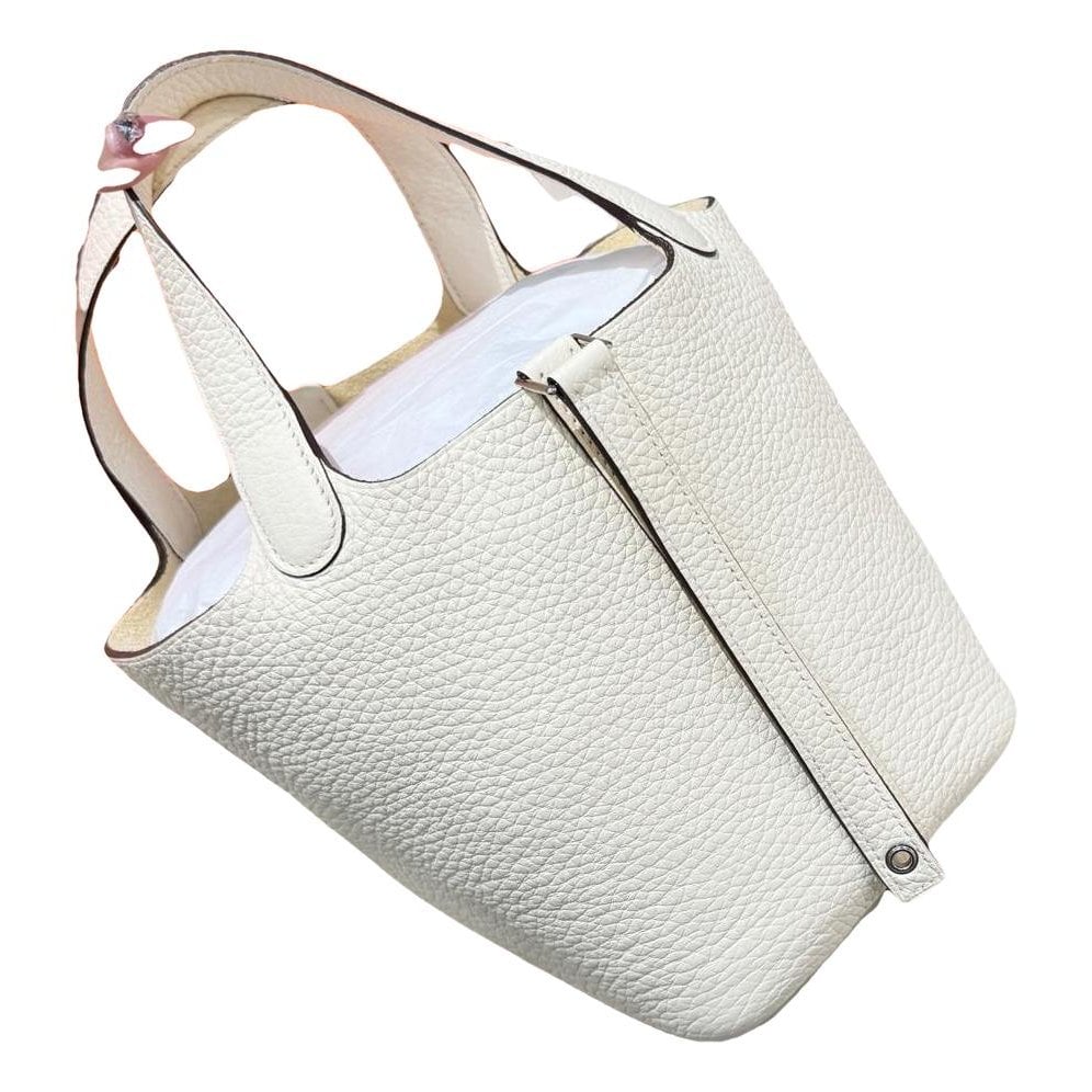 Picotin leather handbag