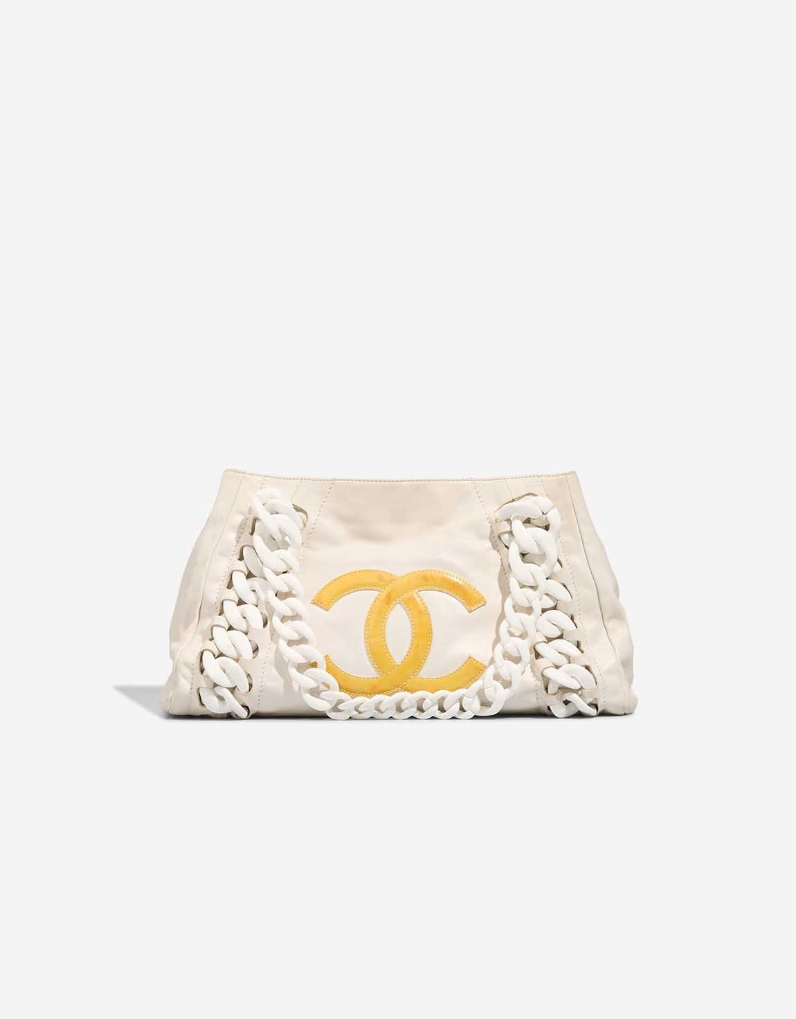 
		Shopping Tote Medium Calf Off White    