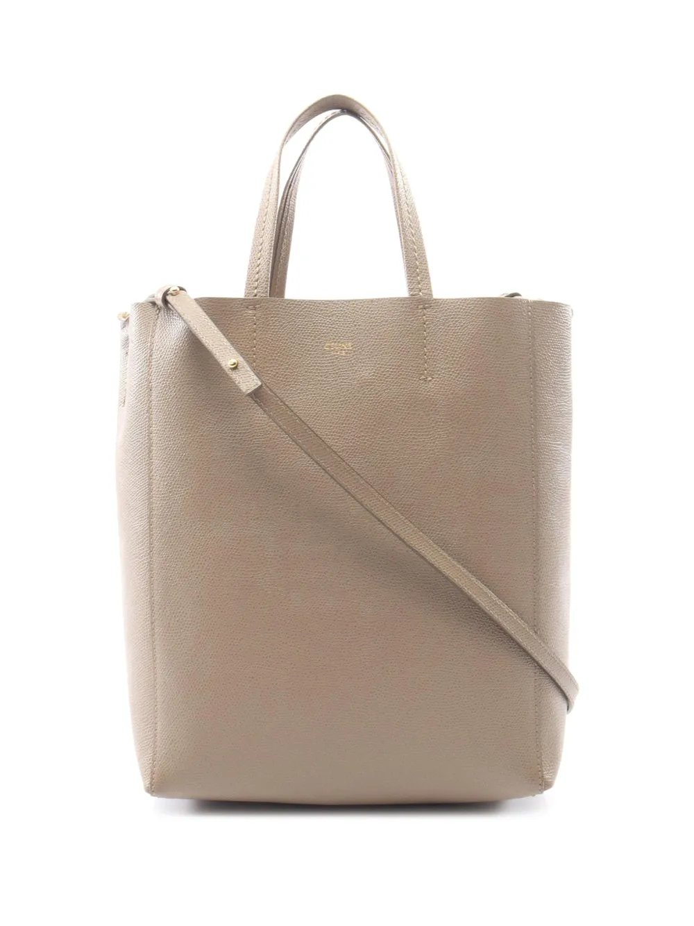 2000-2026 Small Grained Calfskin Vertical Cabas satchel