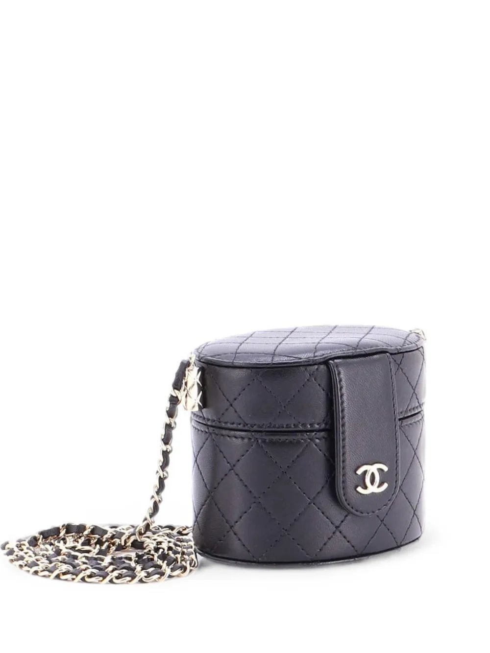 CC Allure Vanity Case with Chain Quilted Lambskin Mini crossbody bag