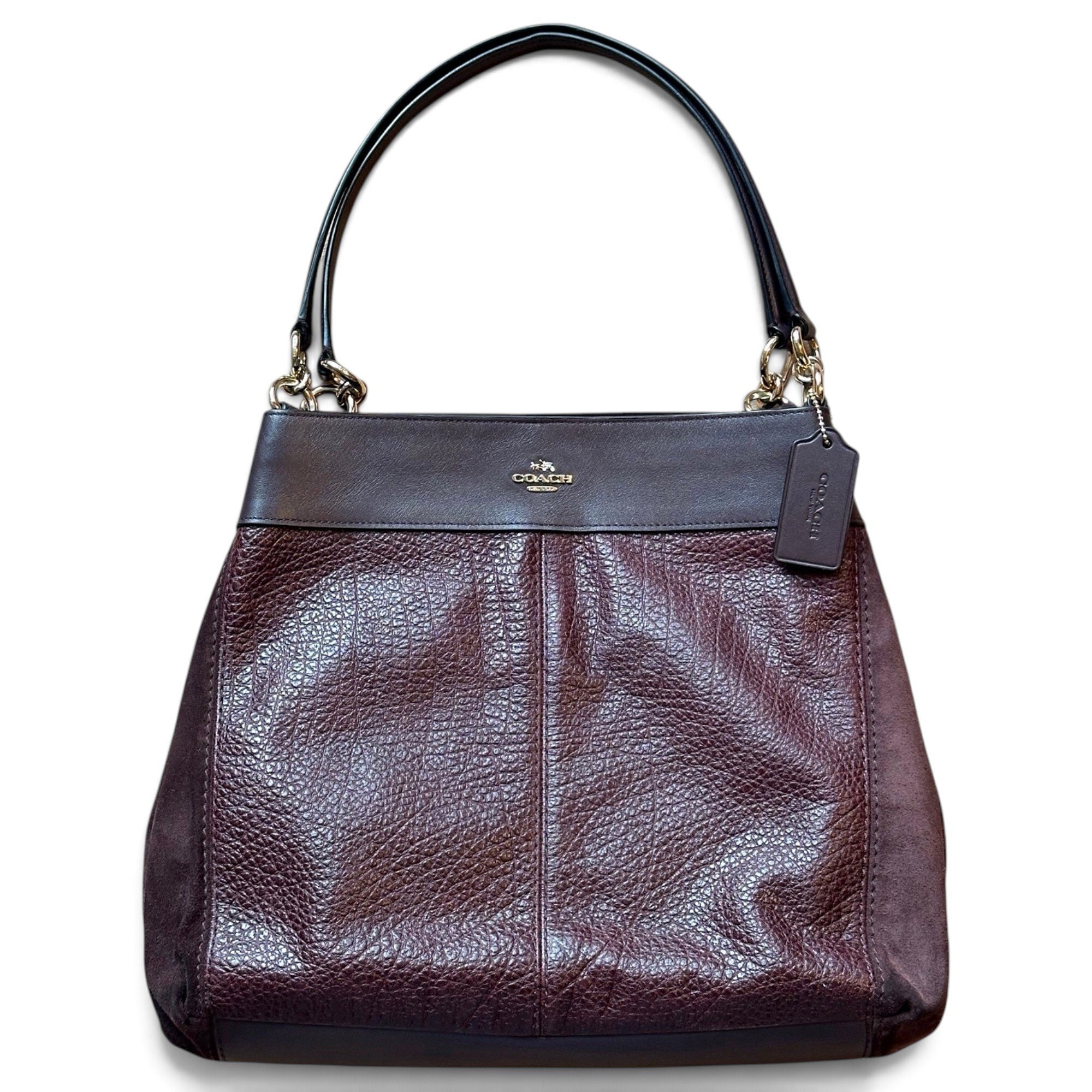 Leather handbag