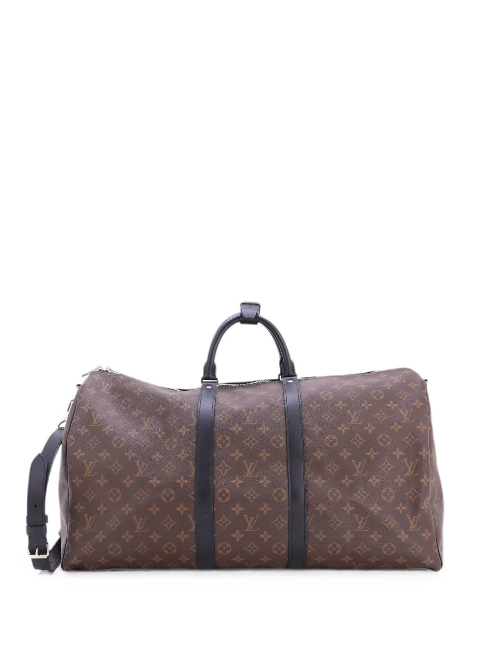 Louis Vuitton Keepall Bandouliere Bag Macassar Monogram Canvas 55 travel bag