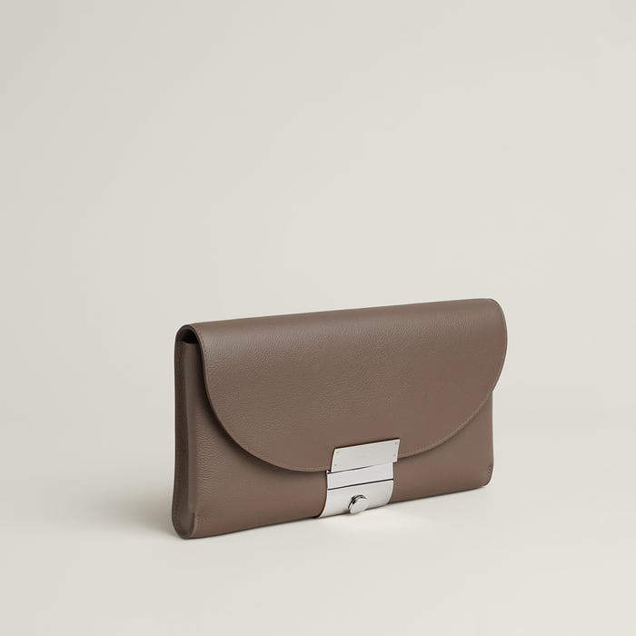 Étoupe Hermès Depechette Pouch