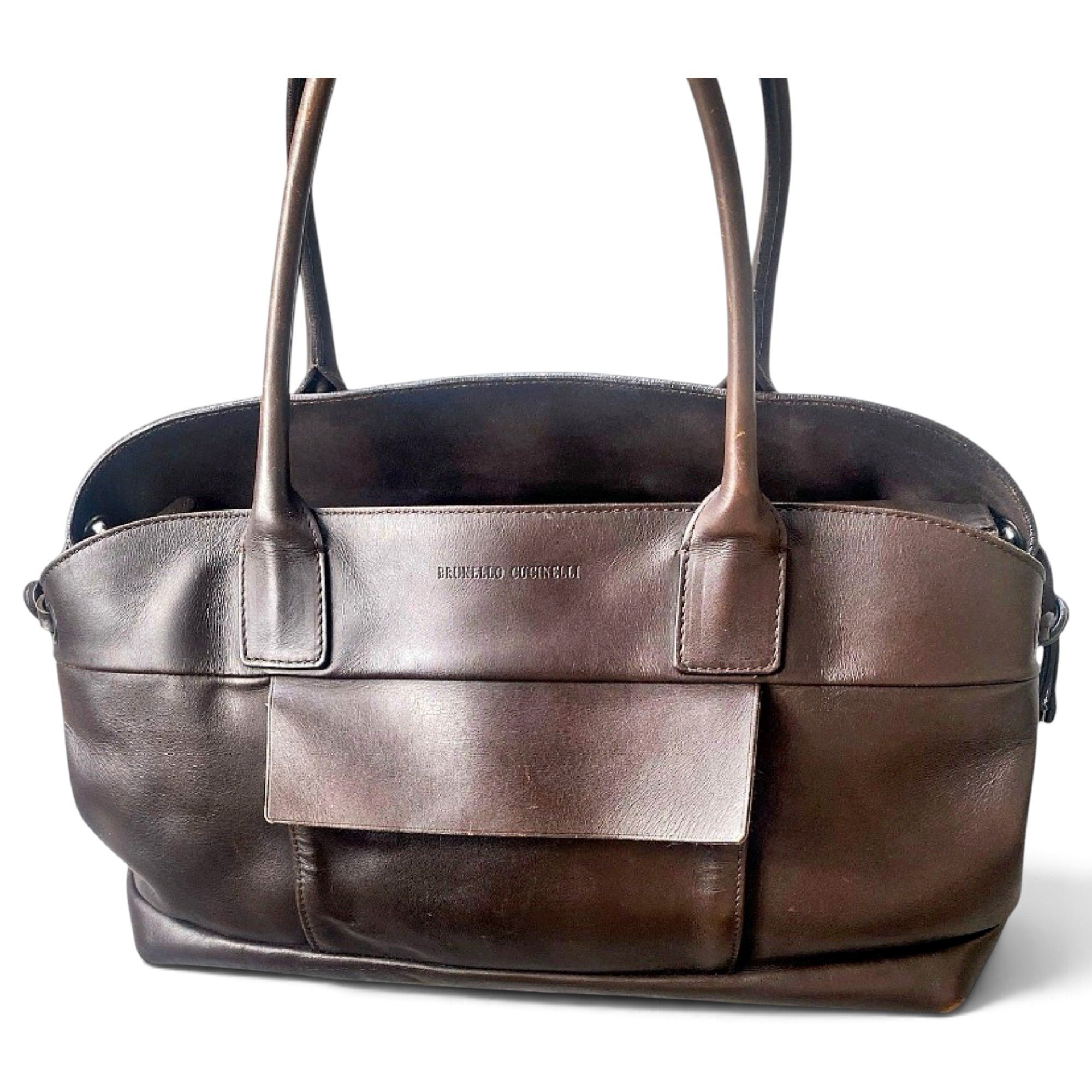 Essence leather tote