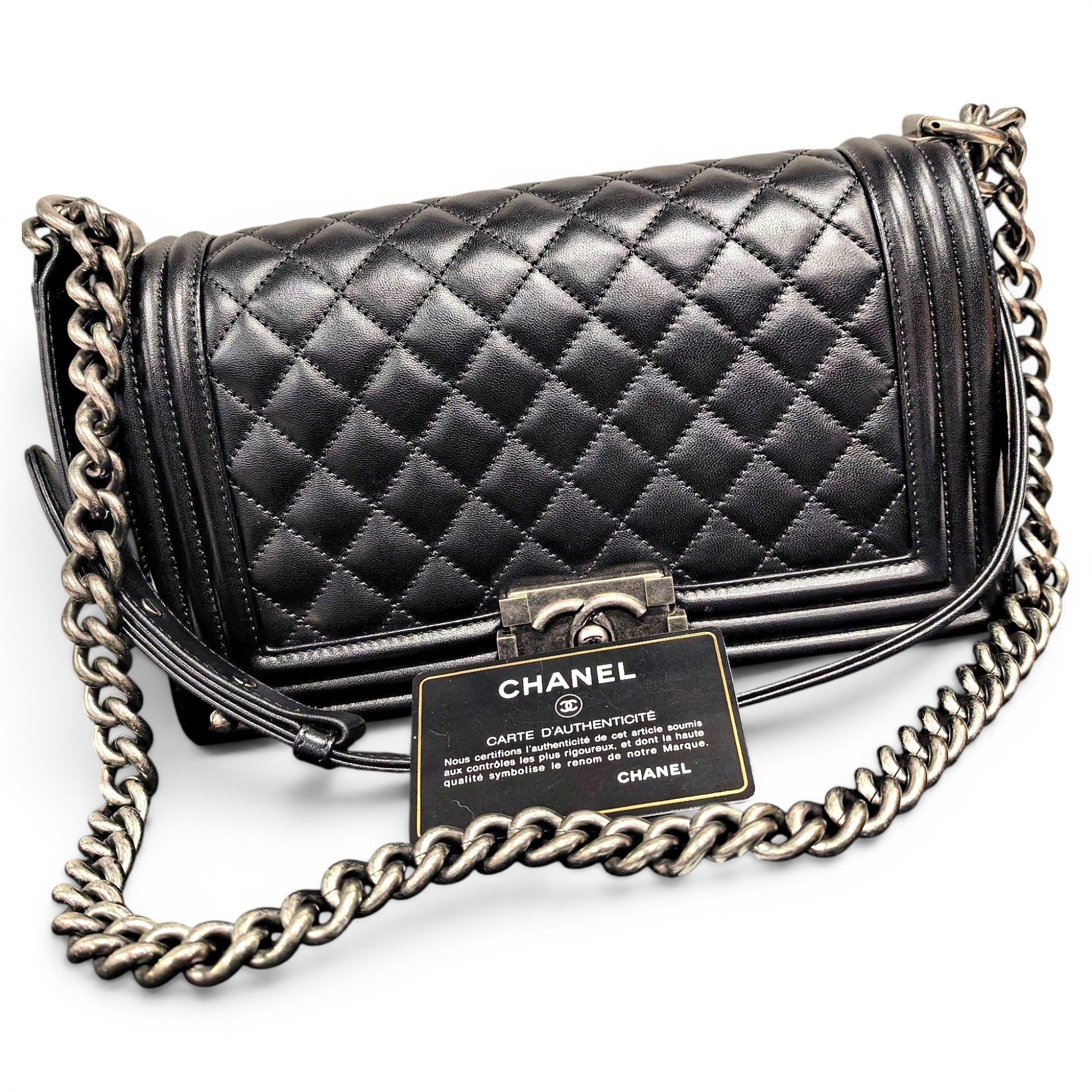 Boy leather handbag